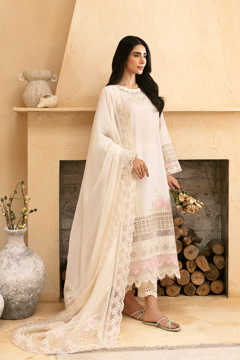 Azure Cambric Cotton’24 - Blissful Snow (3pc)