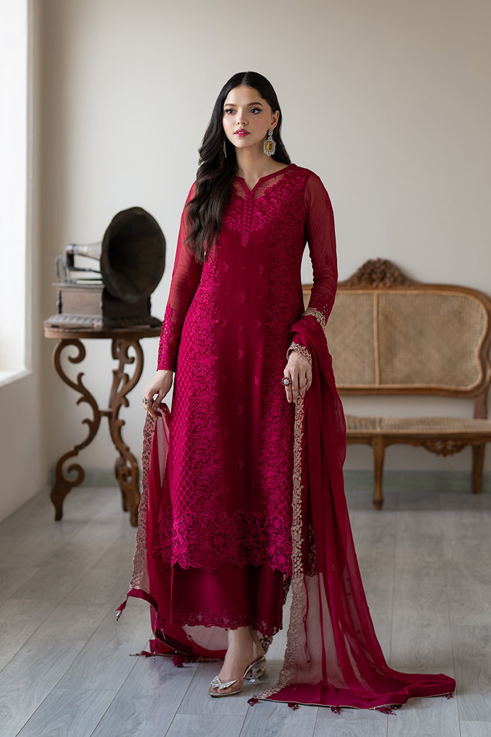 Azure Festive Ensembles’25 - Fuchsia Blaze (3pc)