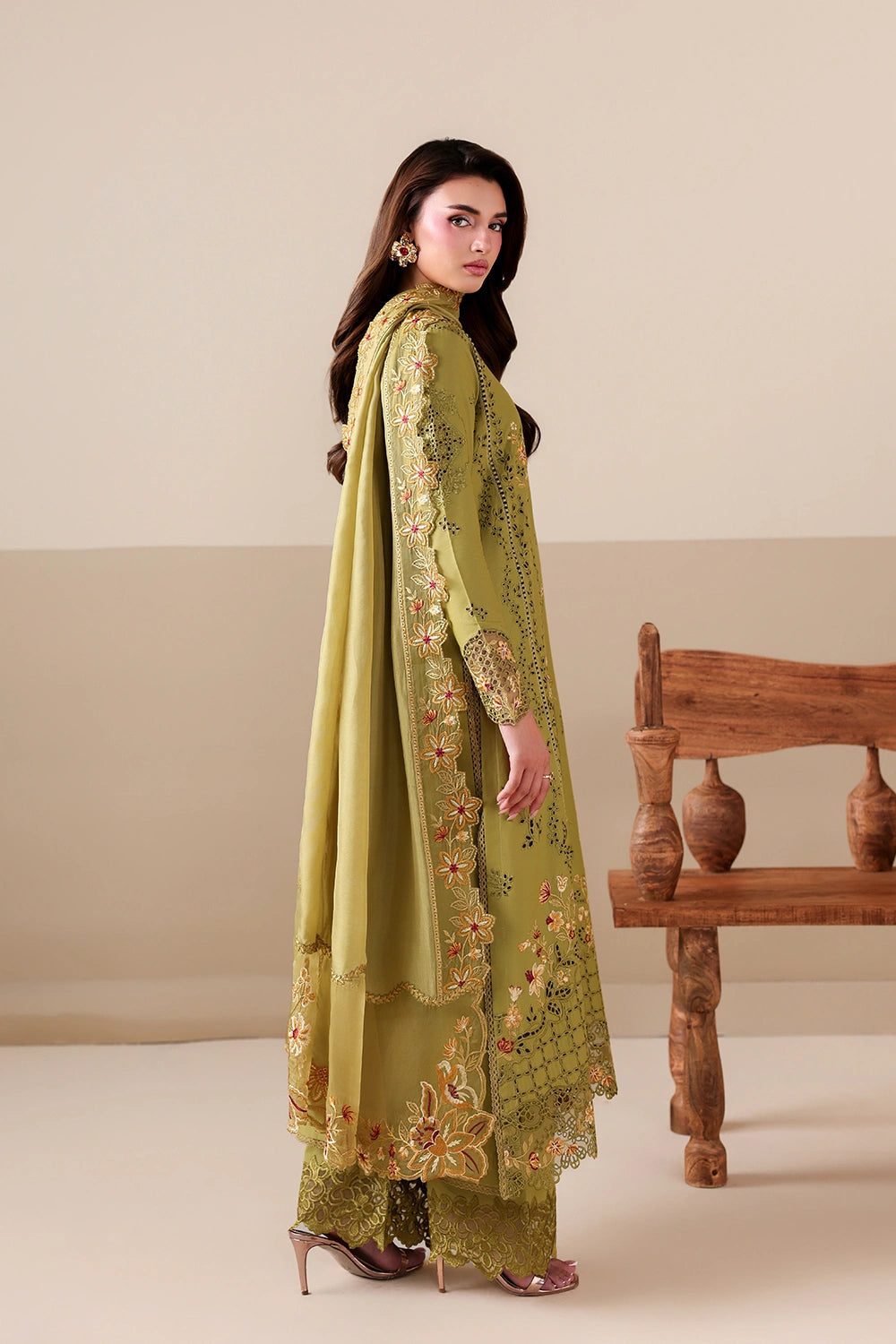 Azure Luxury Lawn’ 26 - Petal Muse (3pc)