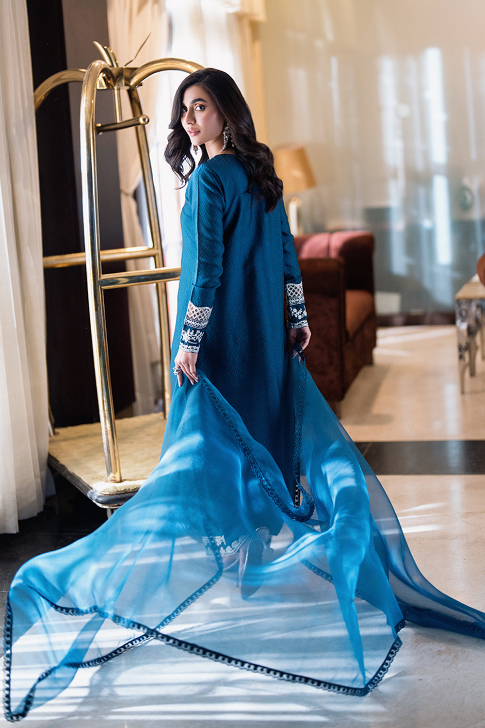 Azure Vogue’25 - Teal Serenity (3pc)
