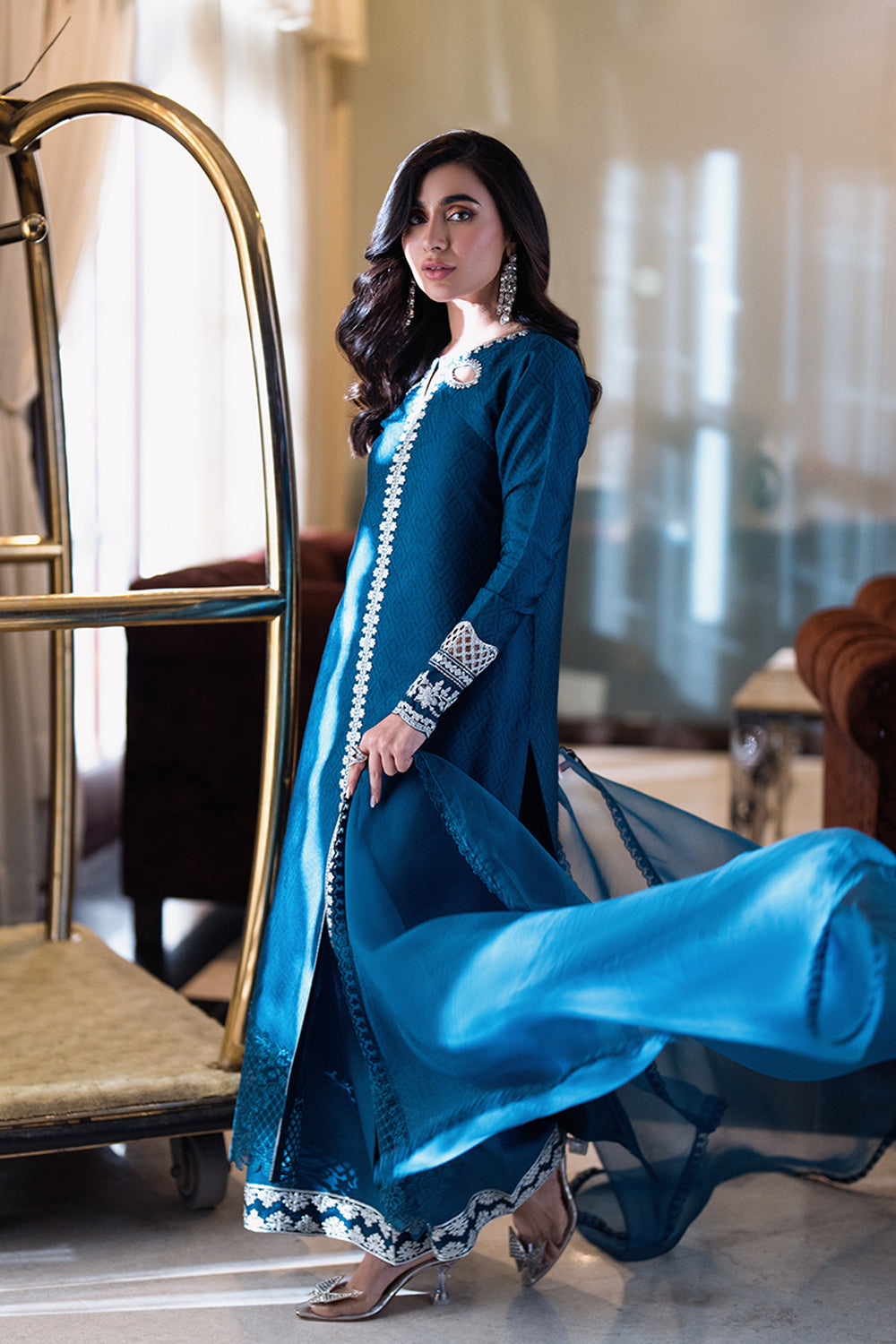 Azure Vogue’25 - Teal Serenity (3pc)