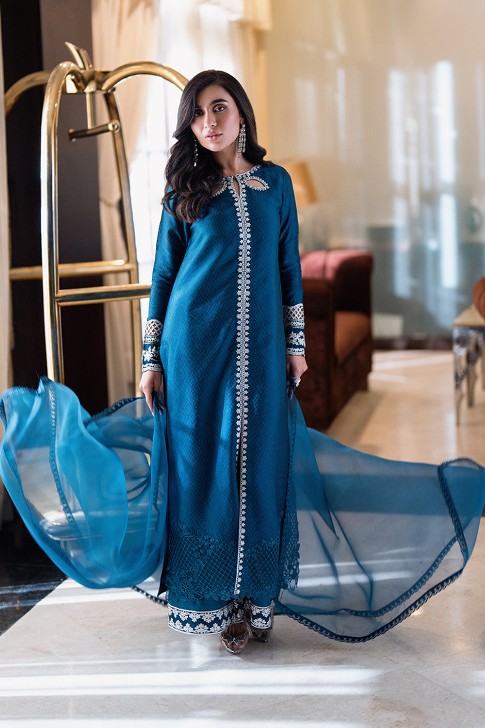 Azure Vogue’25 - Teal Serenity (3pc)