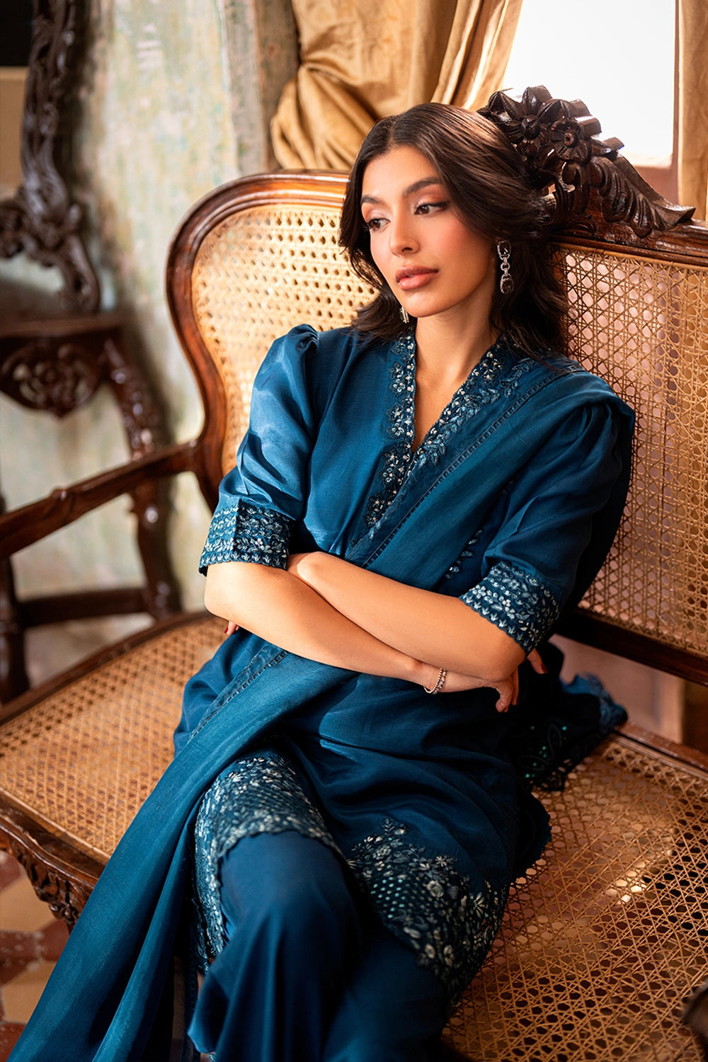 Azure Eid Vogue’26 - Sylvan Silk (3pc)