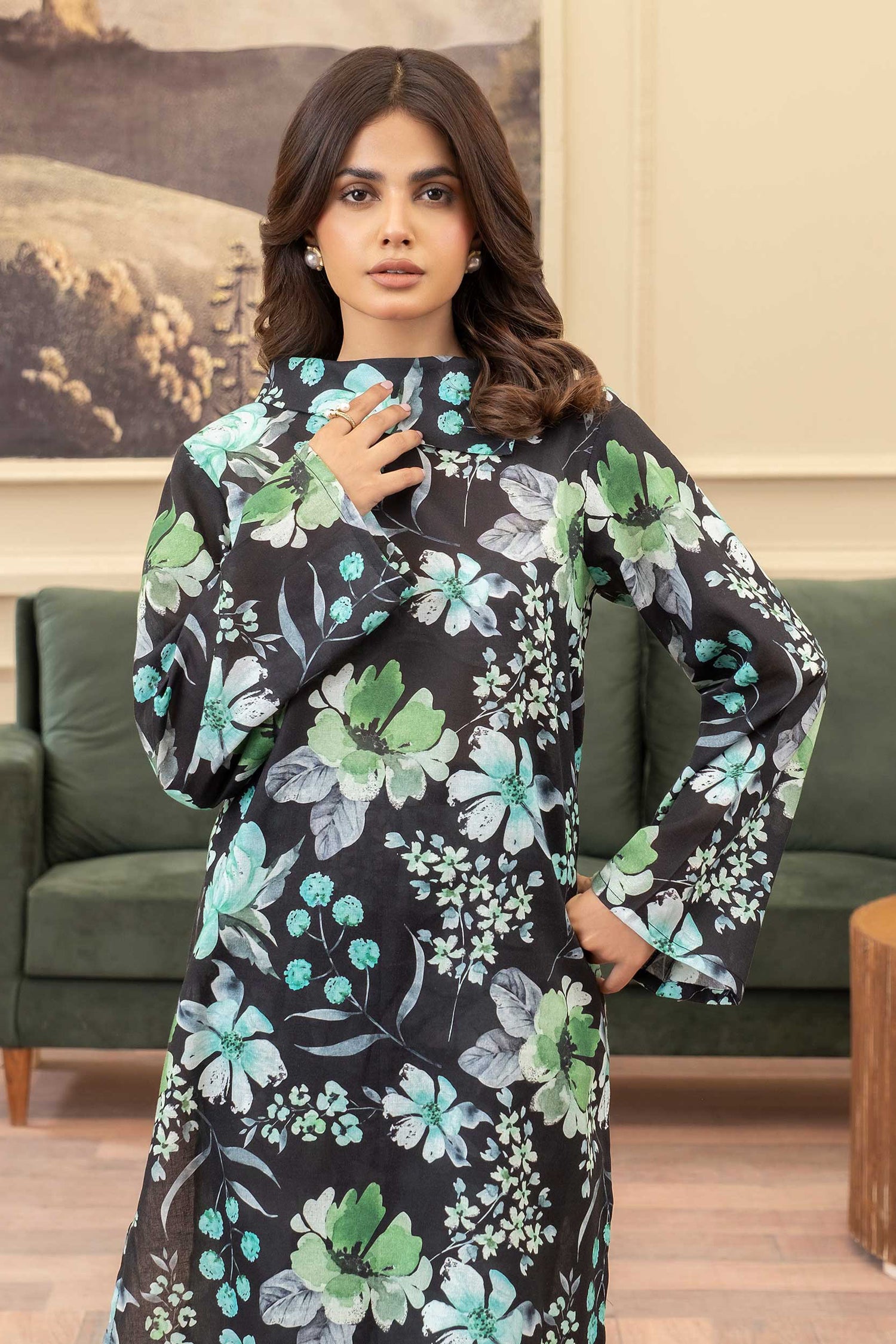 Limelight - Khaddar Printed Suit (2pc)