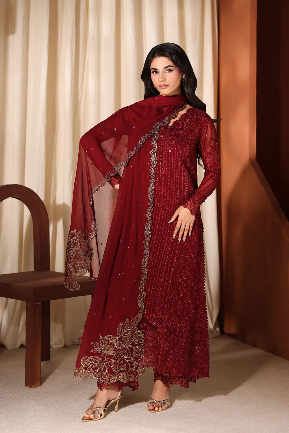 Azure Eid Luxe’ 26- Cherry Blossom (3pc)