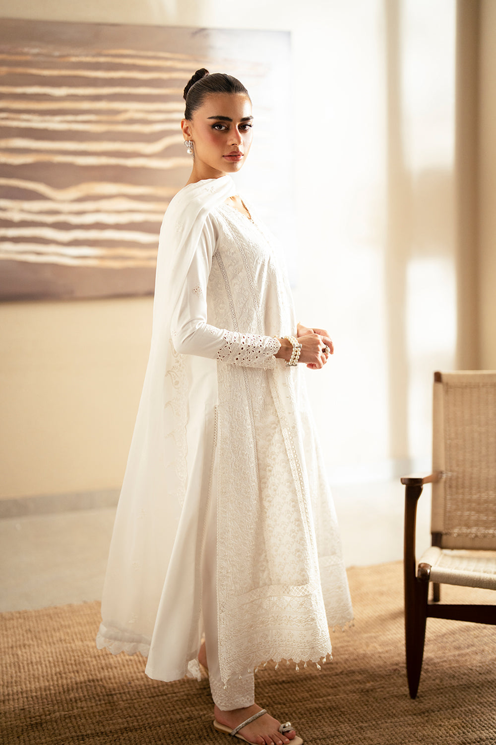 Azure Luxury Lawn’25 - Serene Opal (3pc)