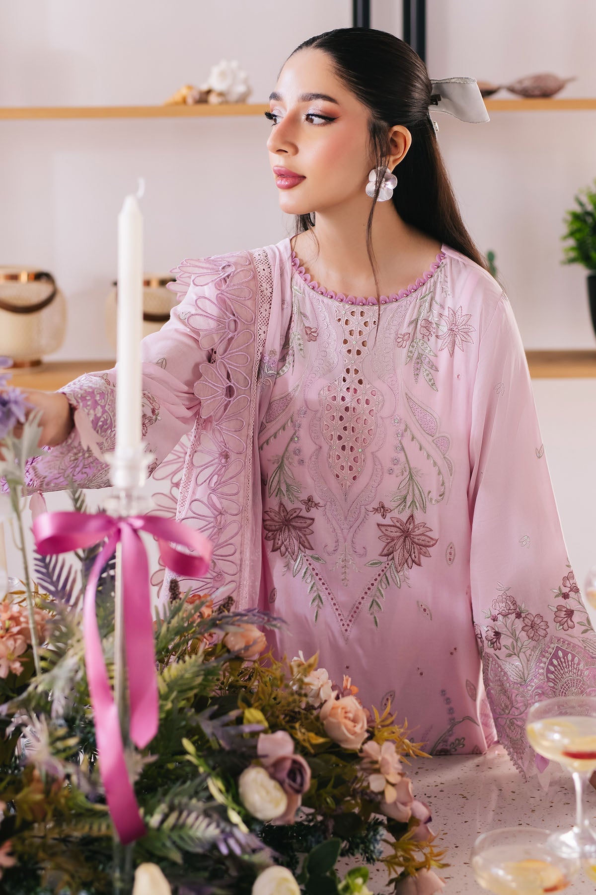 Nureh Eid Escape - Sparkle Pink (3pc)