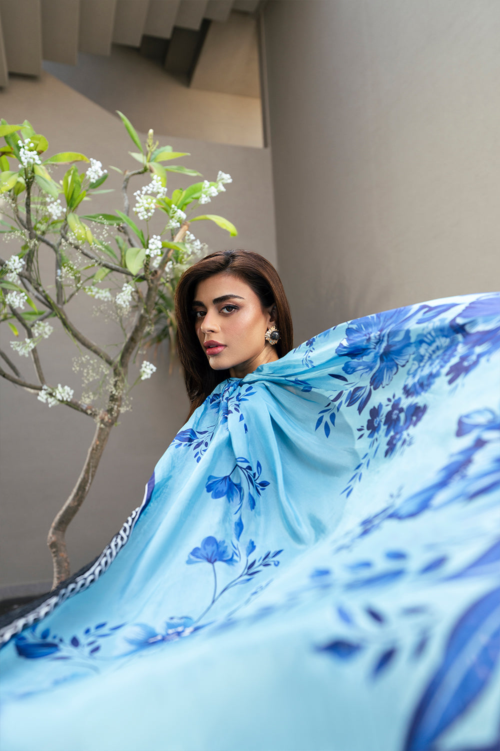 Azure Luxury Lawn’25 - Black Amour (3pc)