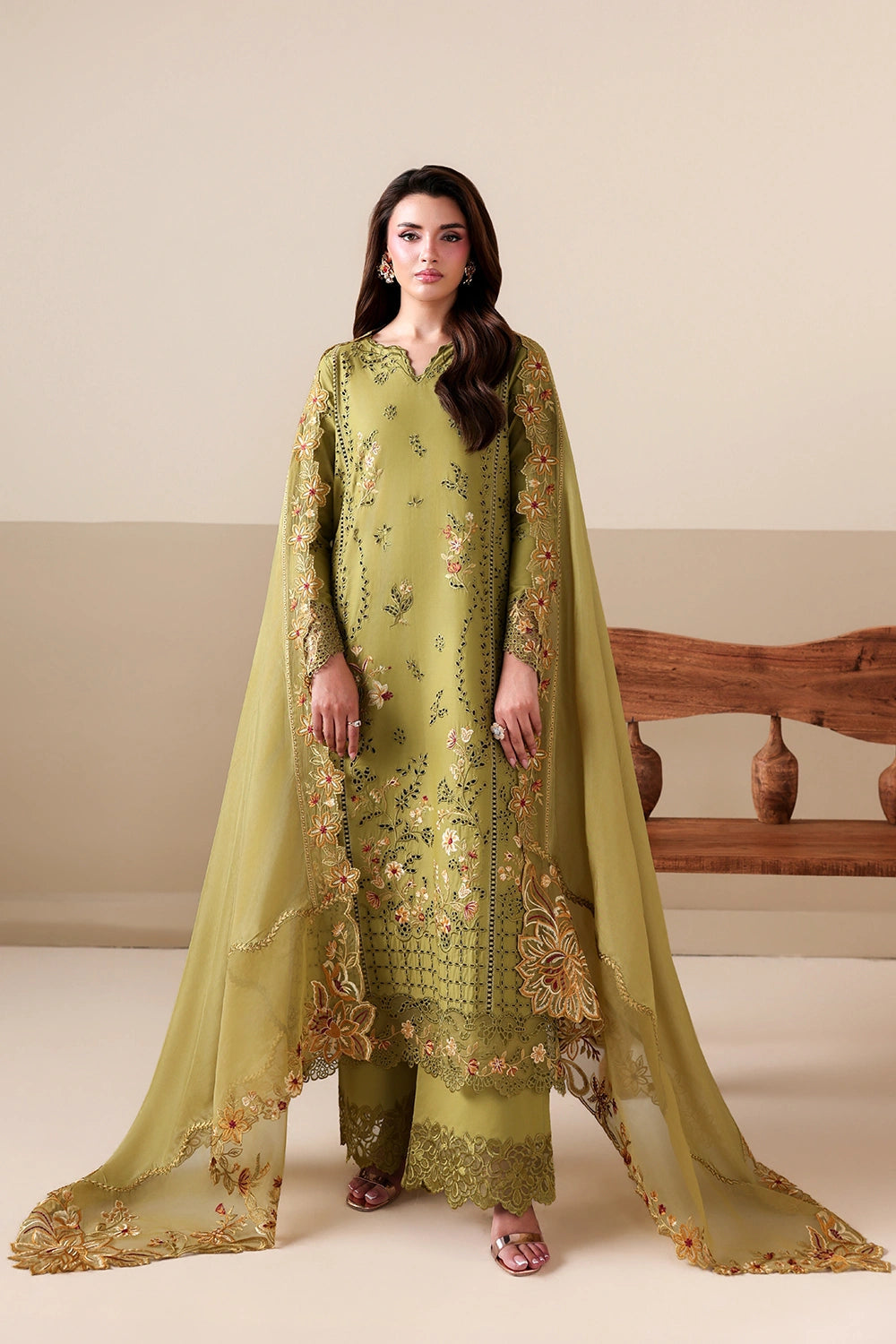 Azure Luxury Lawn’ 26 - Petal Muse (3pc)