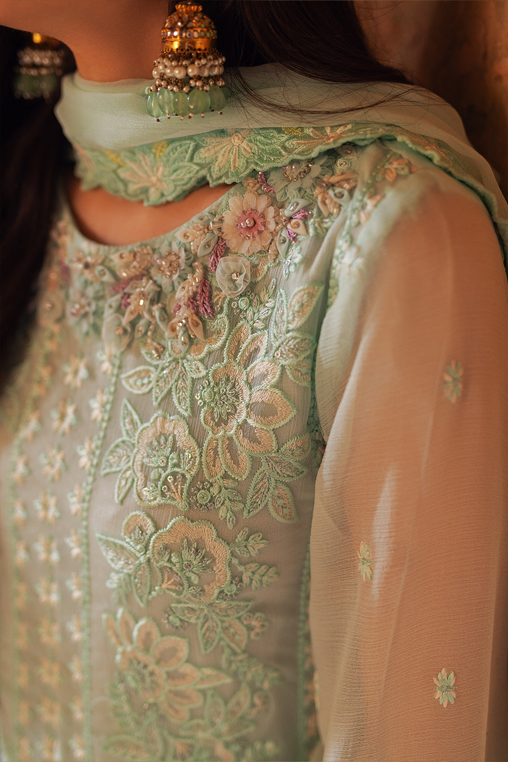 Azure Luxe’24 - Floral Flern (3pc)