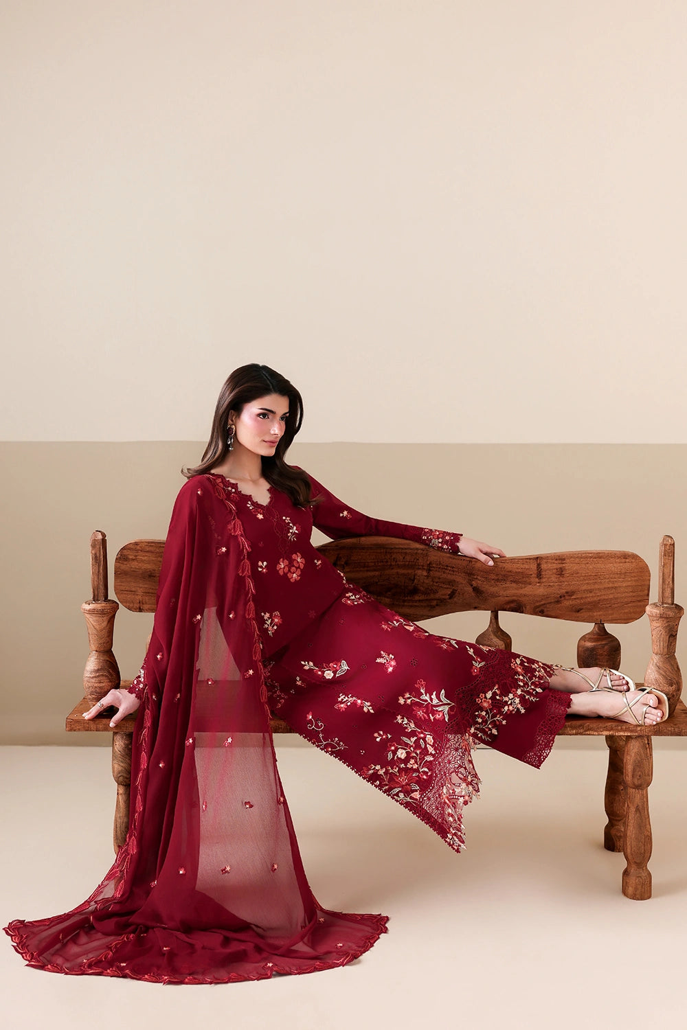 Azure Luxury Lawn’ 26 - Ruby Rose (3pc)