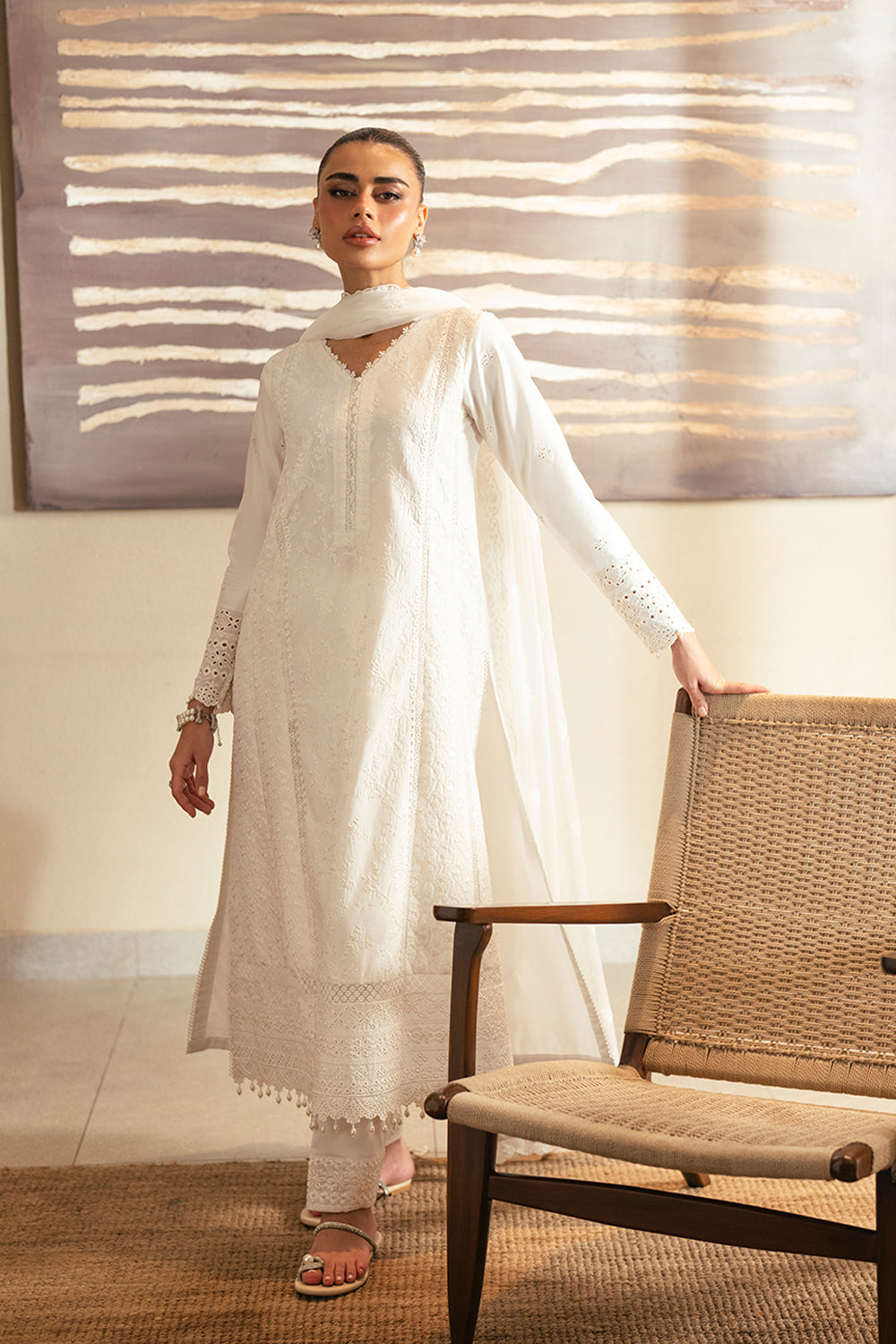 Azure Luxury Lawn’25 - Serene Opal (3pc)