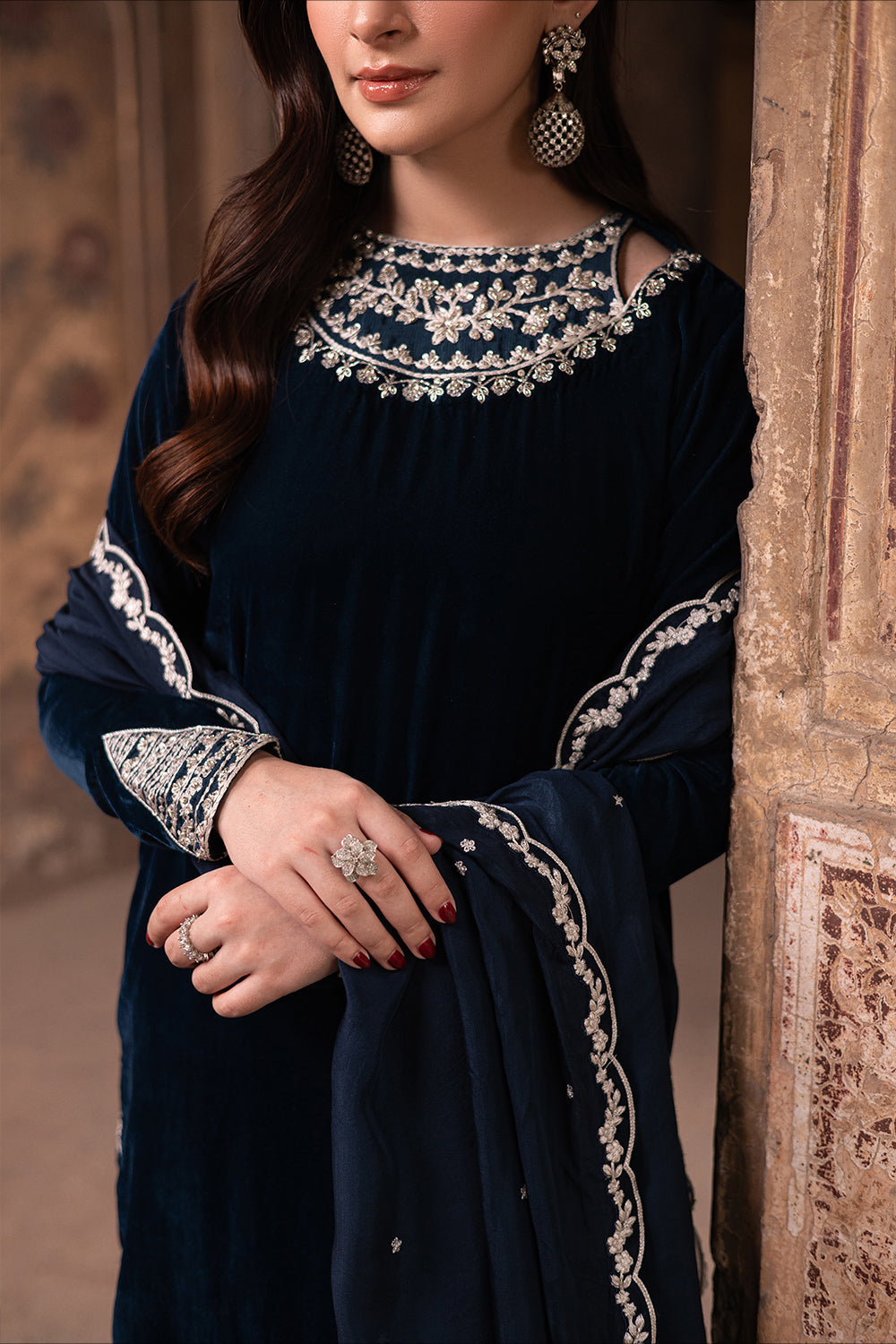 Azure Velvet Vogue’24 - Enchanted Ocean (3pc)