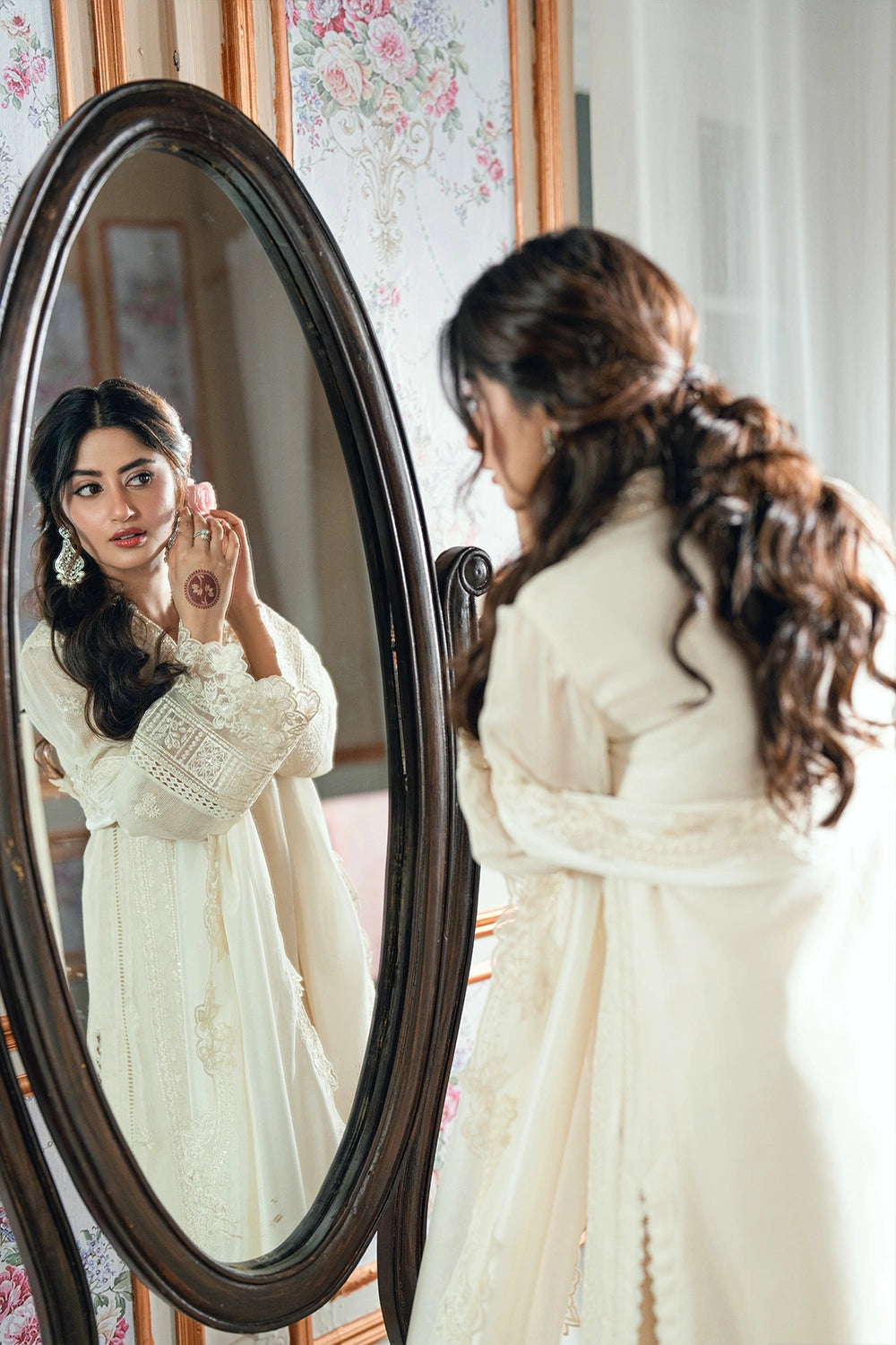 Azure Festive Eid Ensembles’26 - Ivory Petal (3pc)