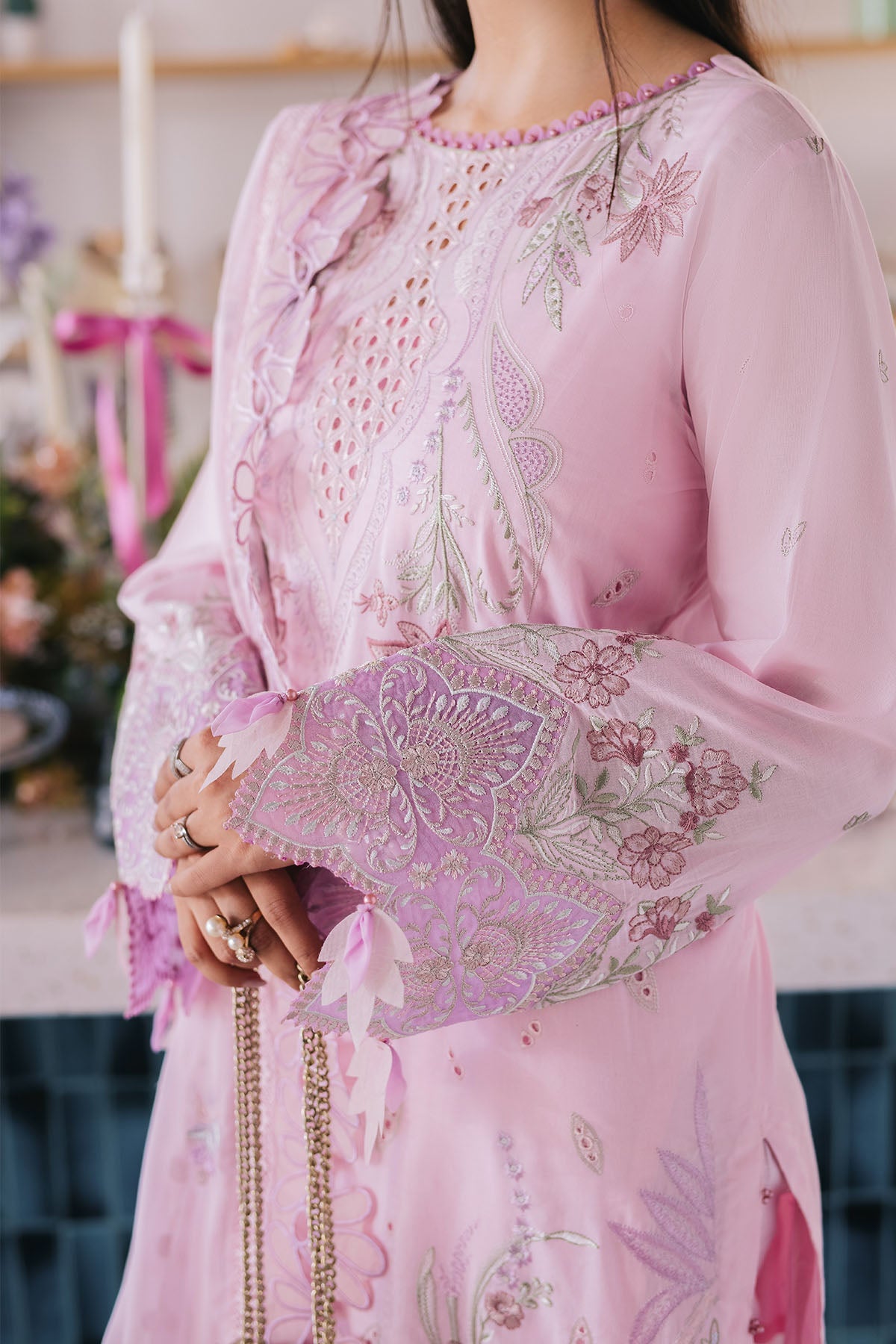 Nureh Eid Escape - Sparkle Pink (3pc)