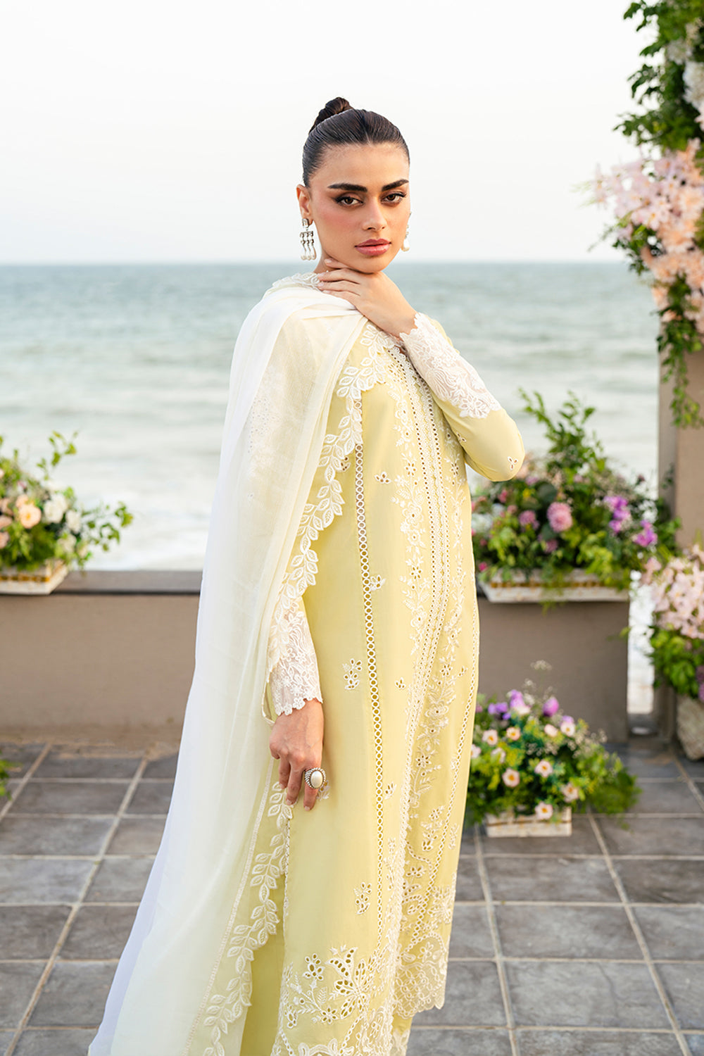Azure Luxury Lawn’25 - Imperial Saffron (3pc)