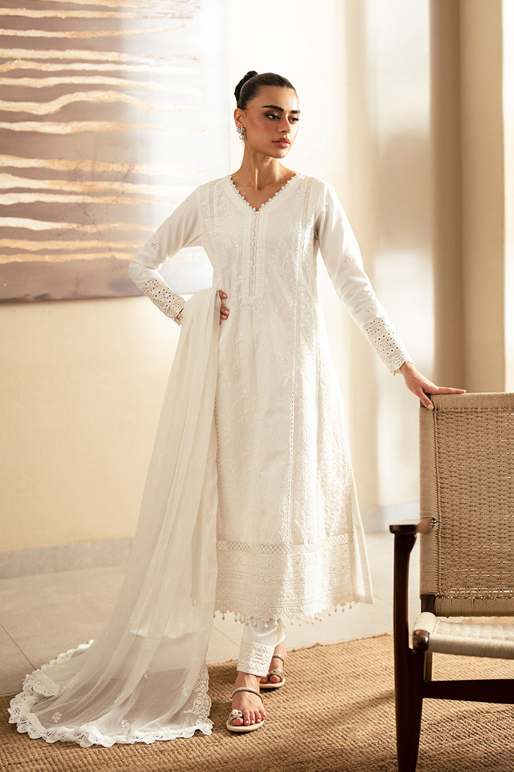 Azure Luxury Lawn’25 - Serene Opal (3pc)