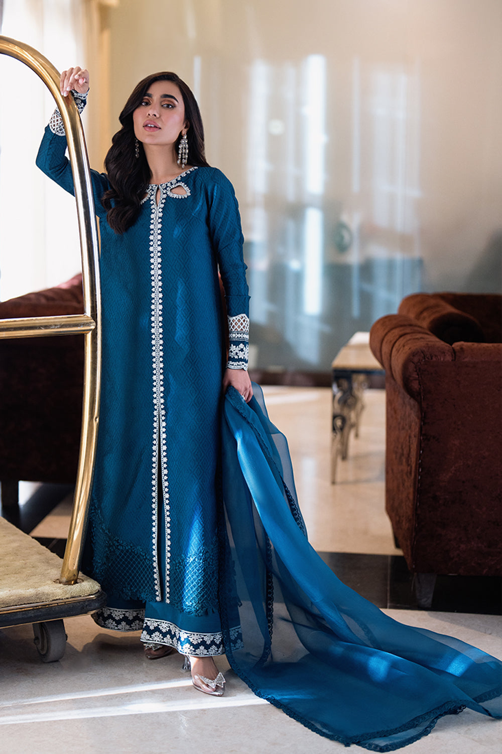 Azure Vogue’25 - Teal Serenity (3pc)