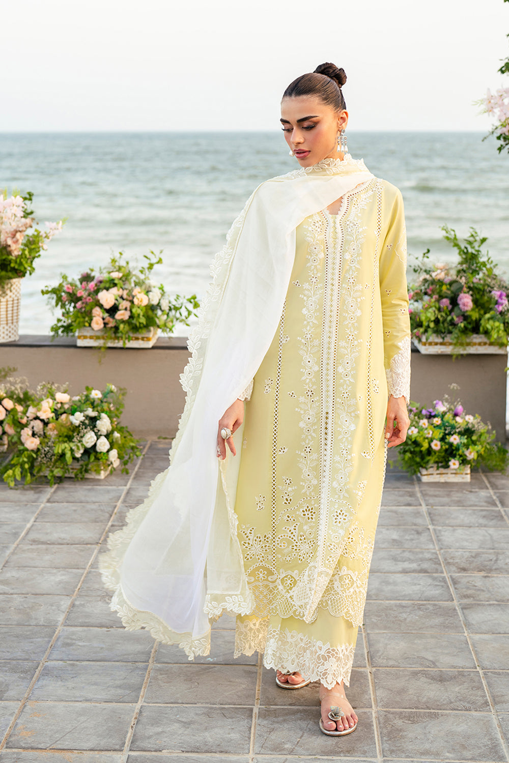 Azure Luxury Lawn’25 - Imperial Saffron (3pc)