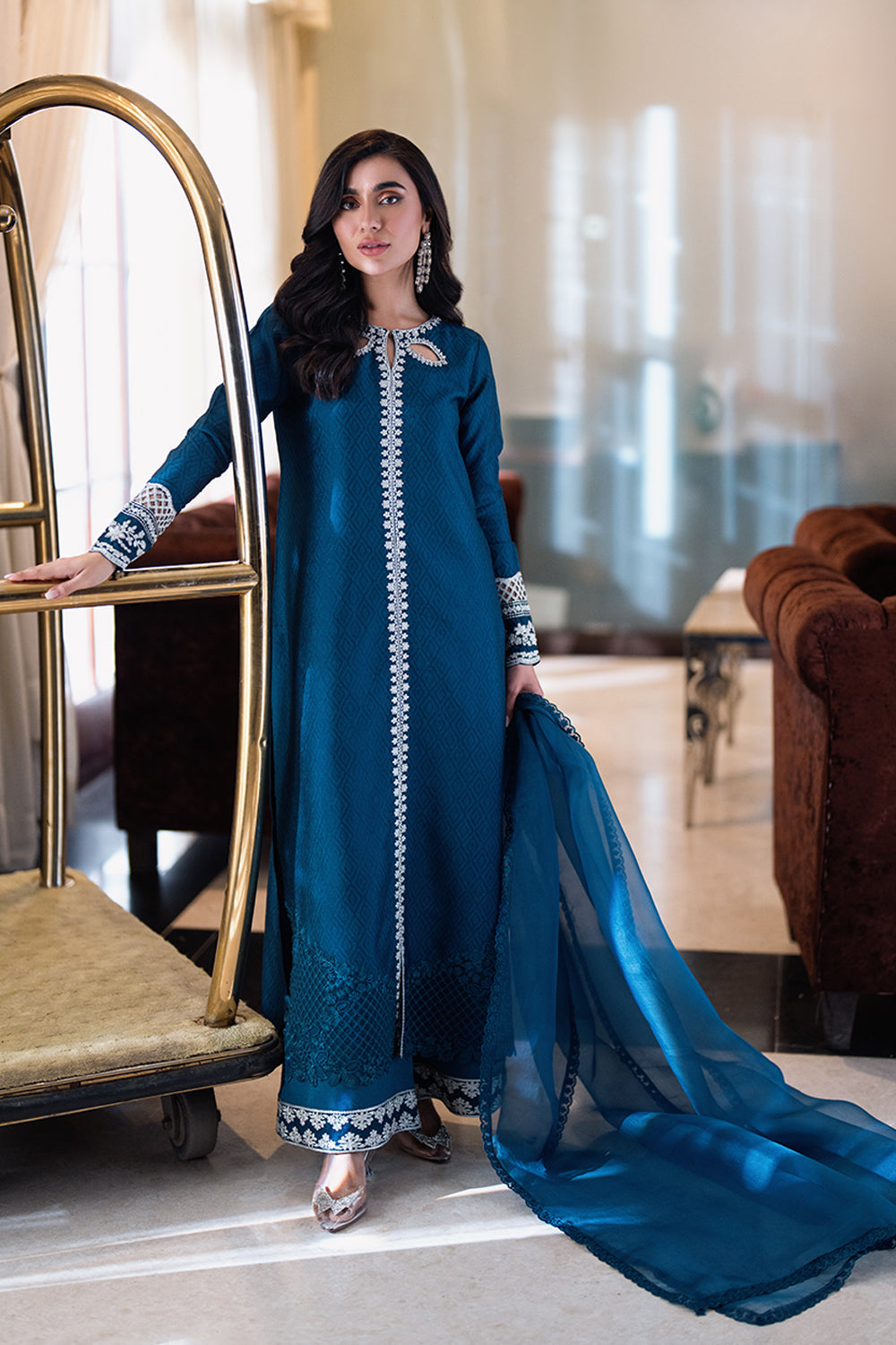 Azure Vogue’25 - Teal Serenity (3pc)