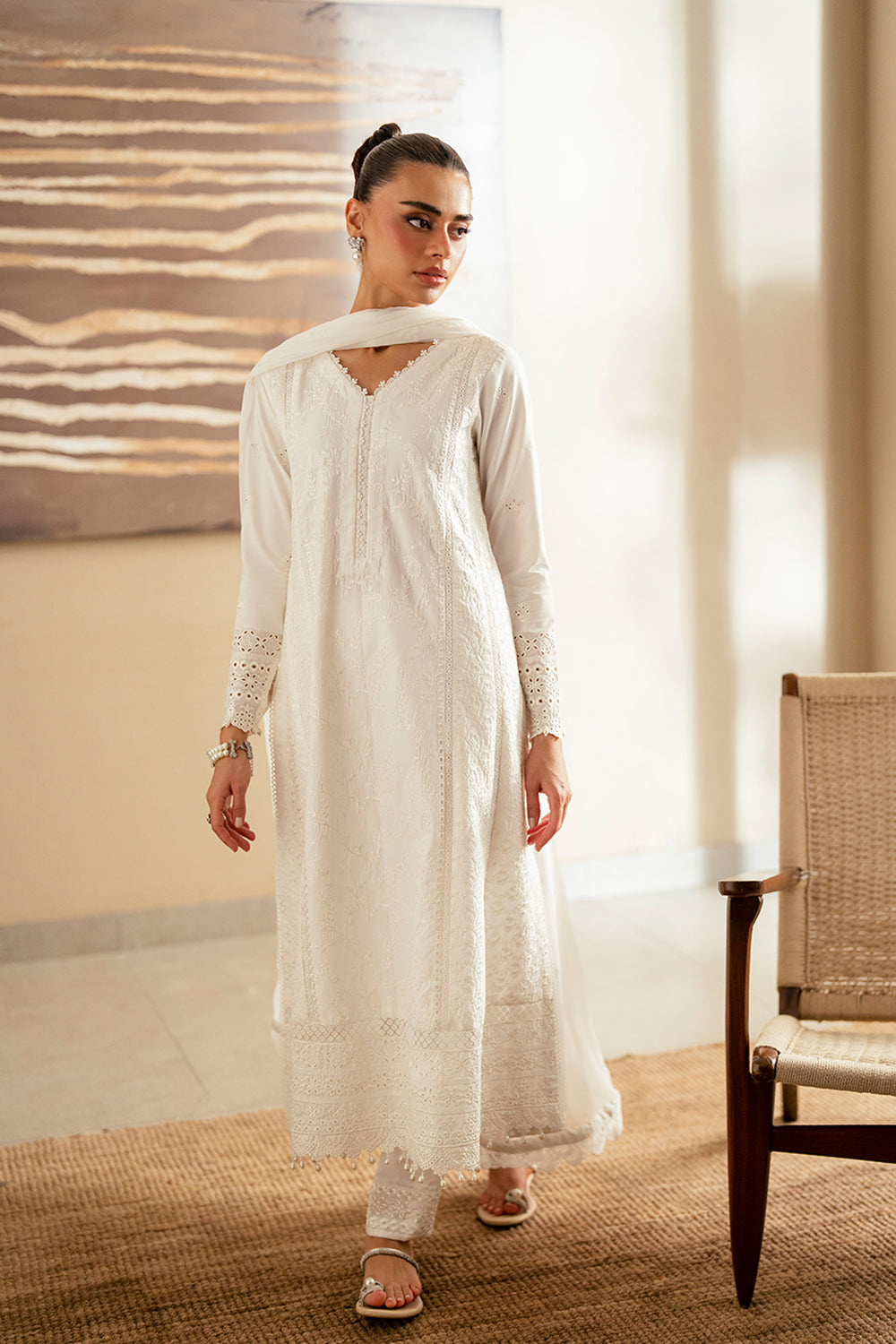 Azure Luxury Lawn’25 - Serene Opal (3pc)