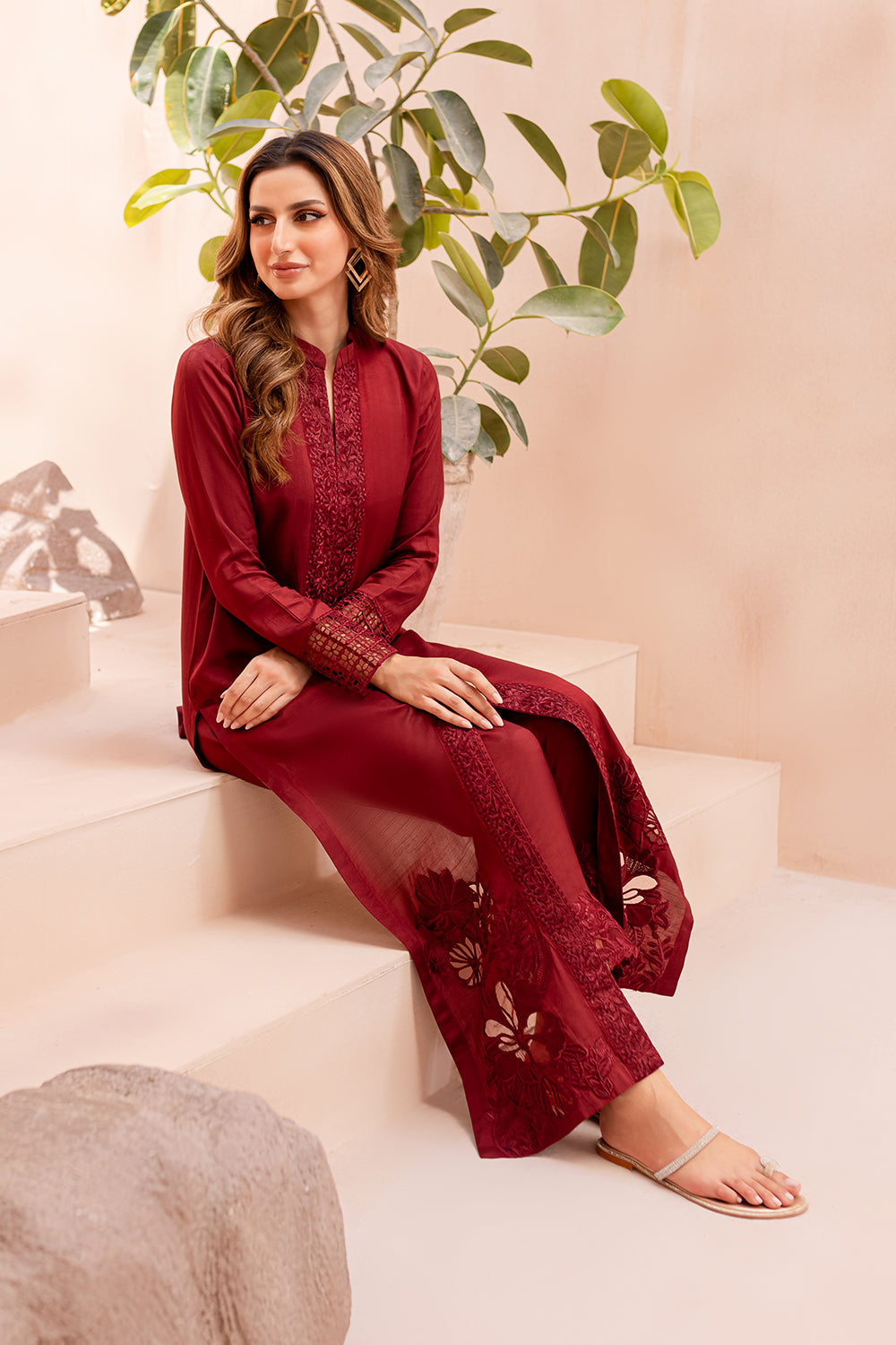 Azure Eid Diva’24 - Cherry Crush (2pc)