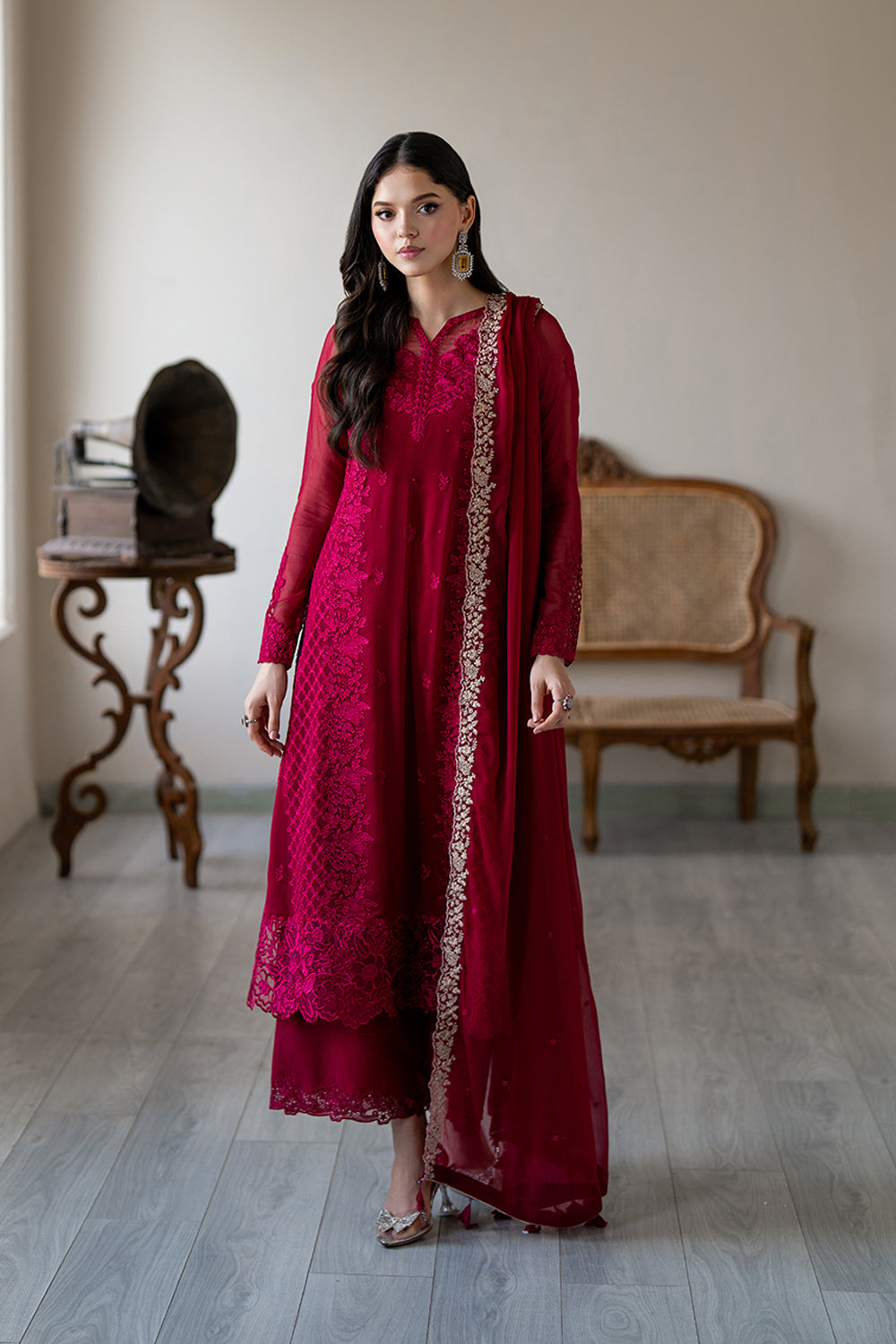 Azure Festive Ensembles’25 - Fuchsia Blaze (3pc)