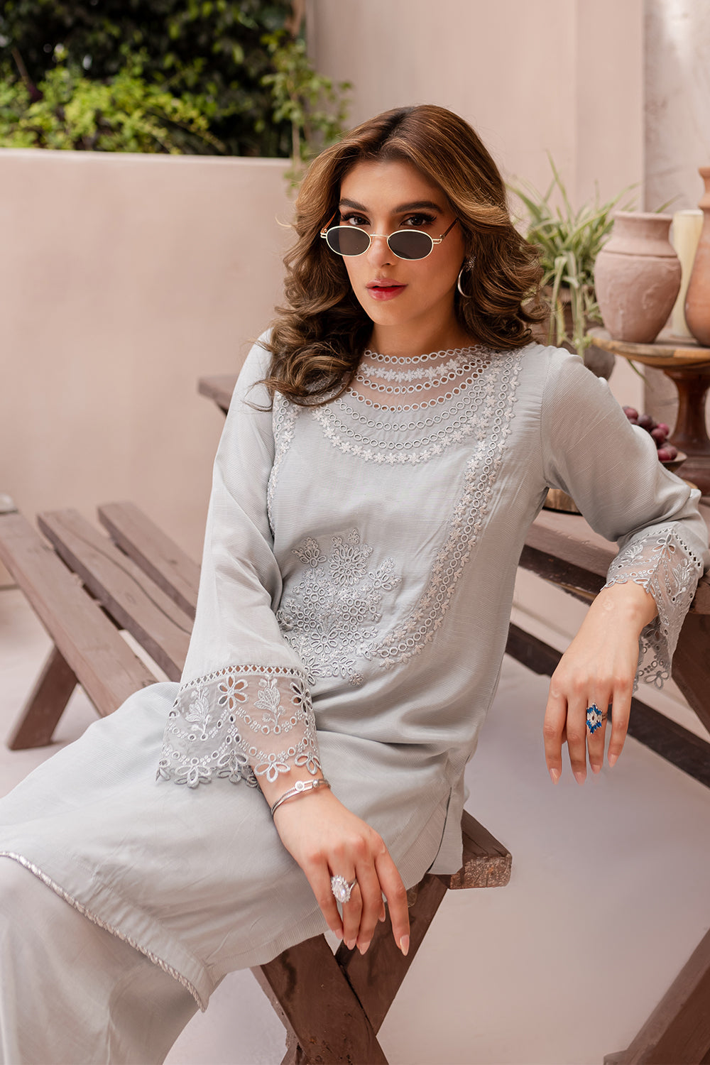 Azure Eid Diva’24 - Charoal Chic (2pc)