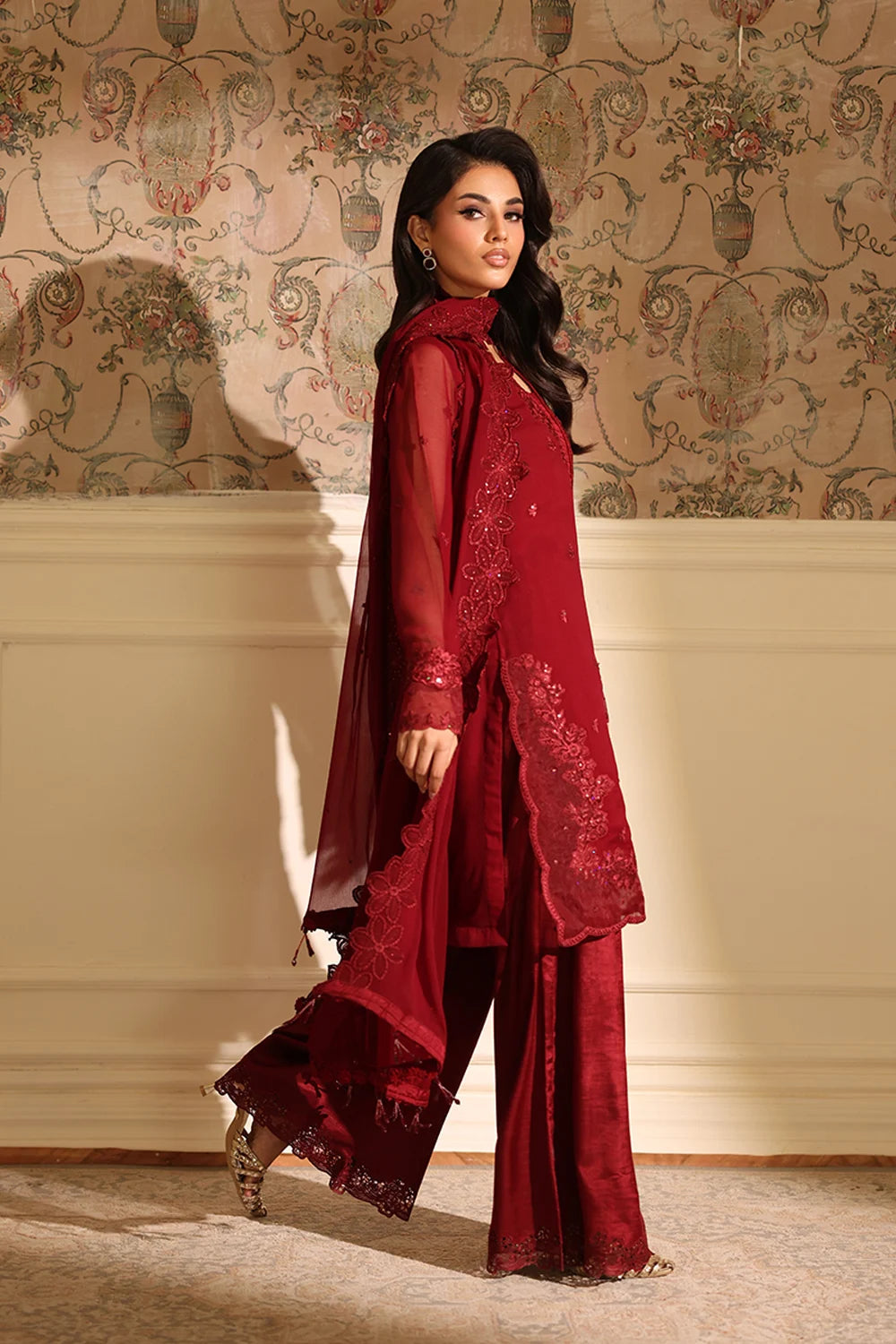 Azure Festive Ensembles’25 - Cherry Veil (3pc)
