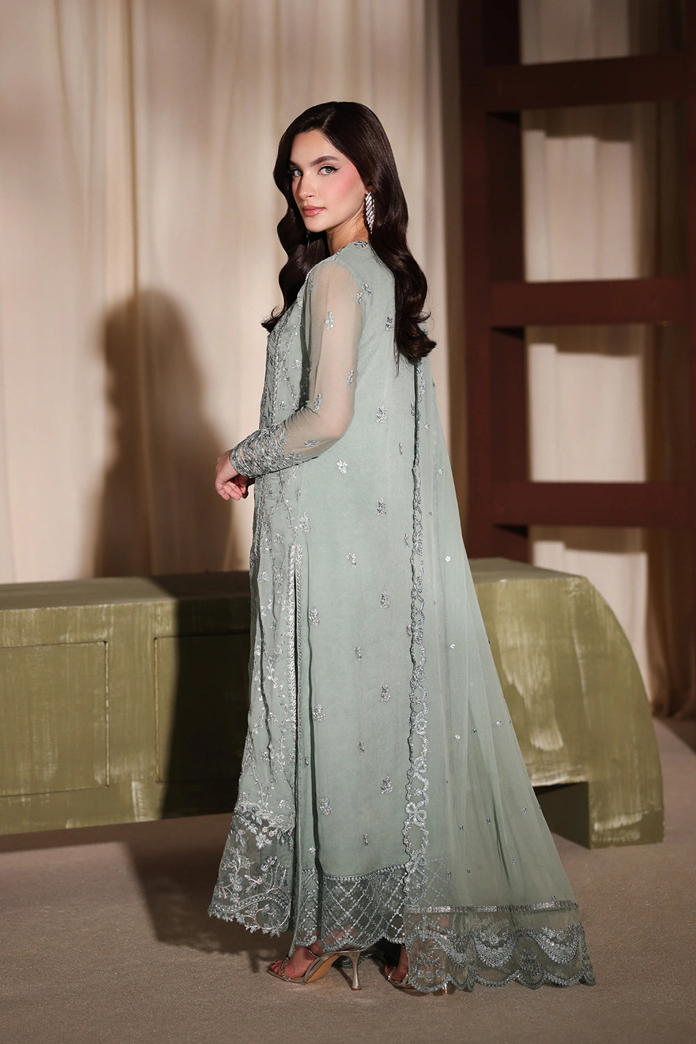 Azure Eid Luxe’ 26 - Satin Sage (3pc)