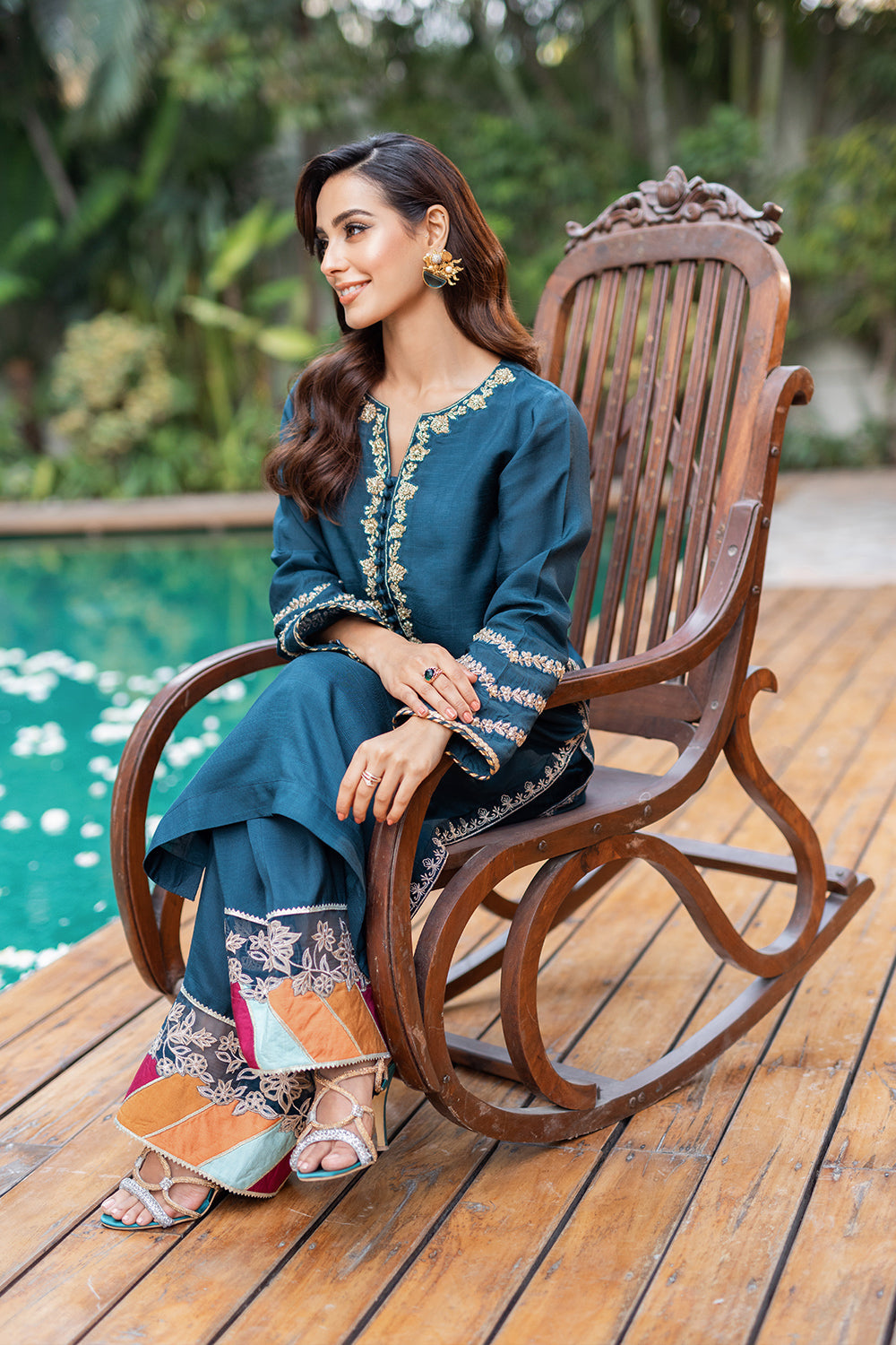Azure Diva Rawsilk’24 - Teal Temptation (2pc)