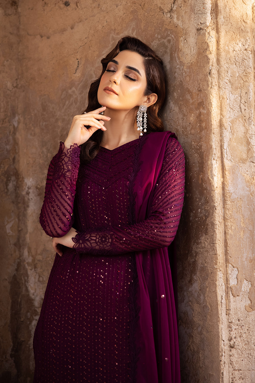 Azure Luxe - Garnet Majesty (3pc)