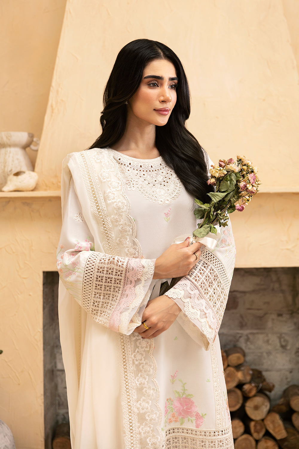 Azure Cambric Cotton’24 - Blissful Snow (3pc)