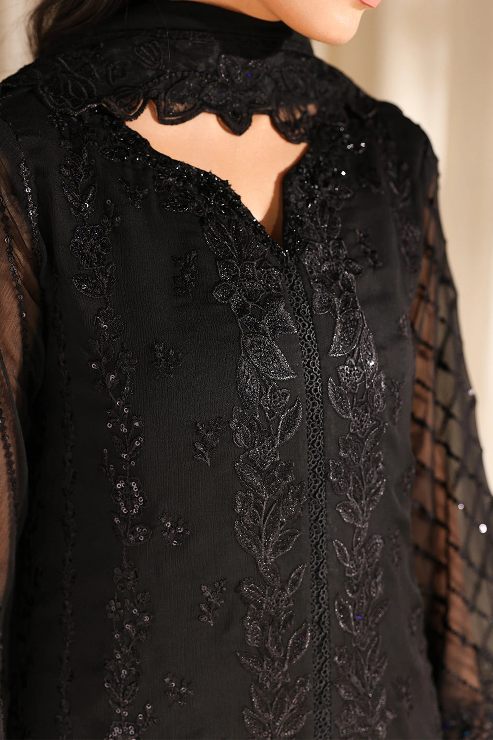 Azure Eid Luxe’ 26 - Black Pearl (3pc)