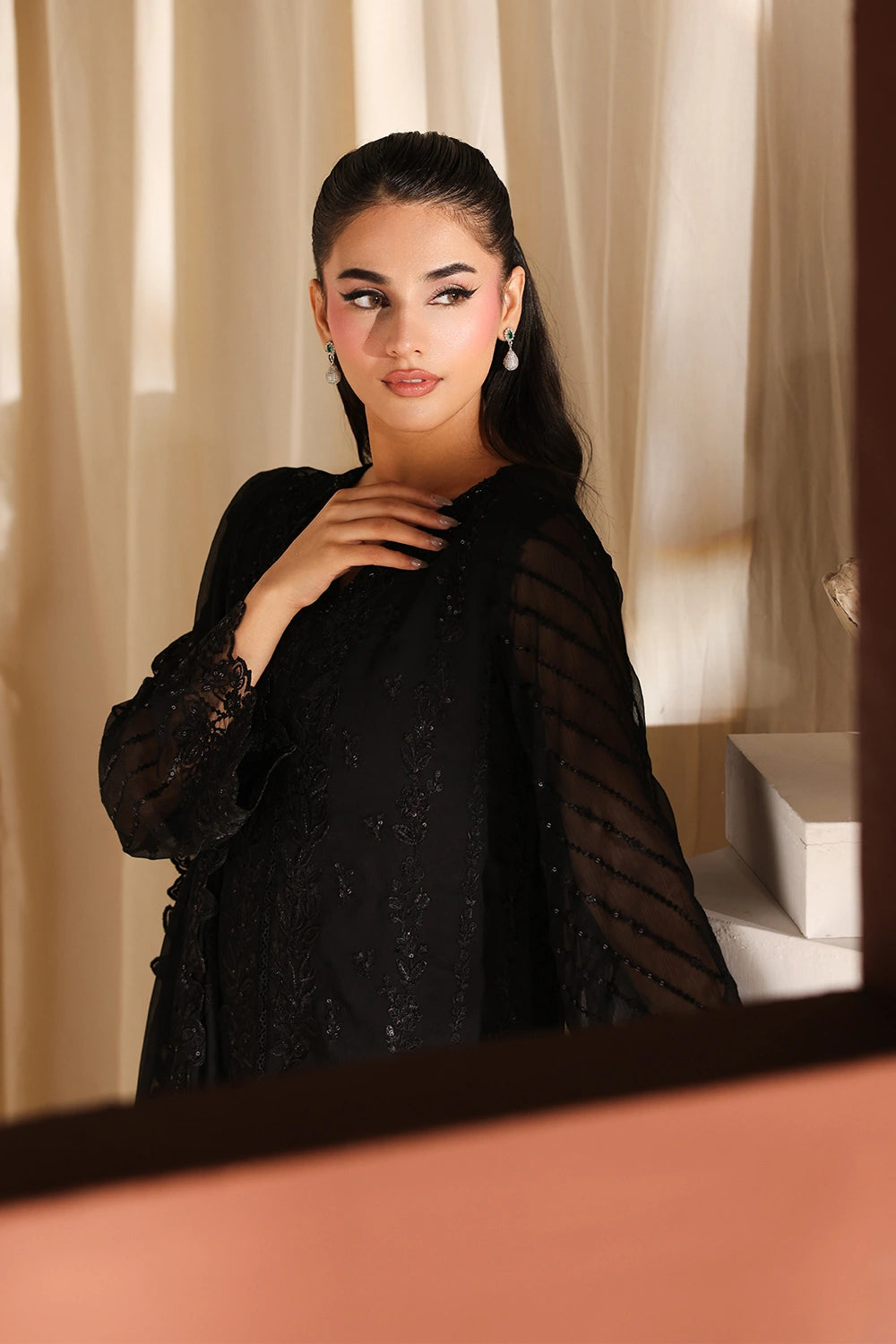 Azure Eid Luxe’ 26 - Black Pearl (3pc)