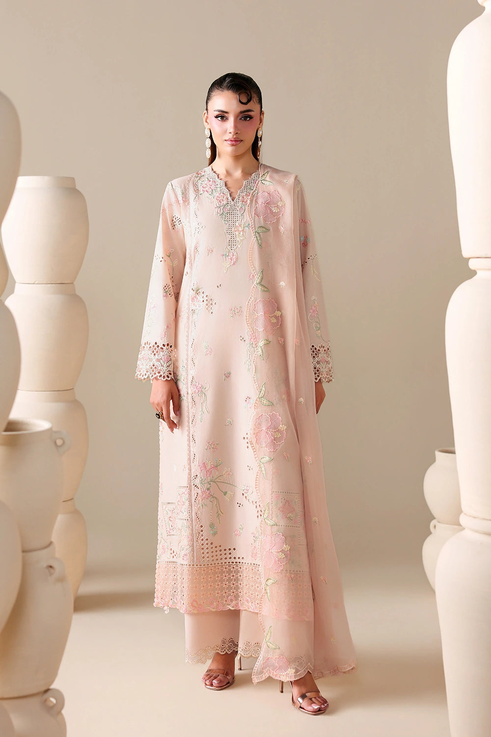 Azure Luxury Lawn’ 26 - Peachy Meadow (3pc)