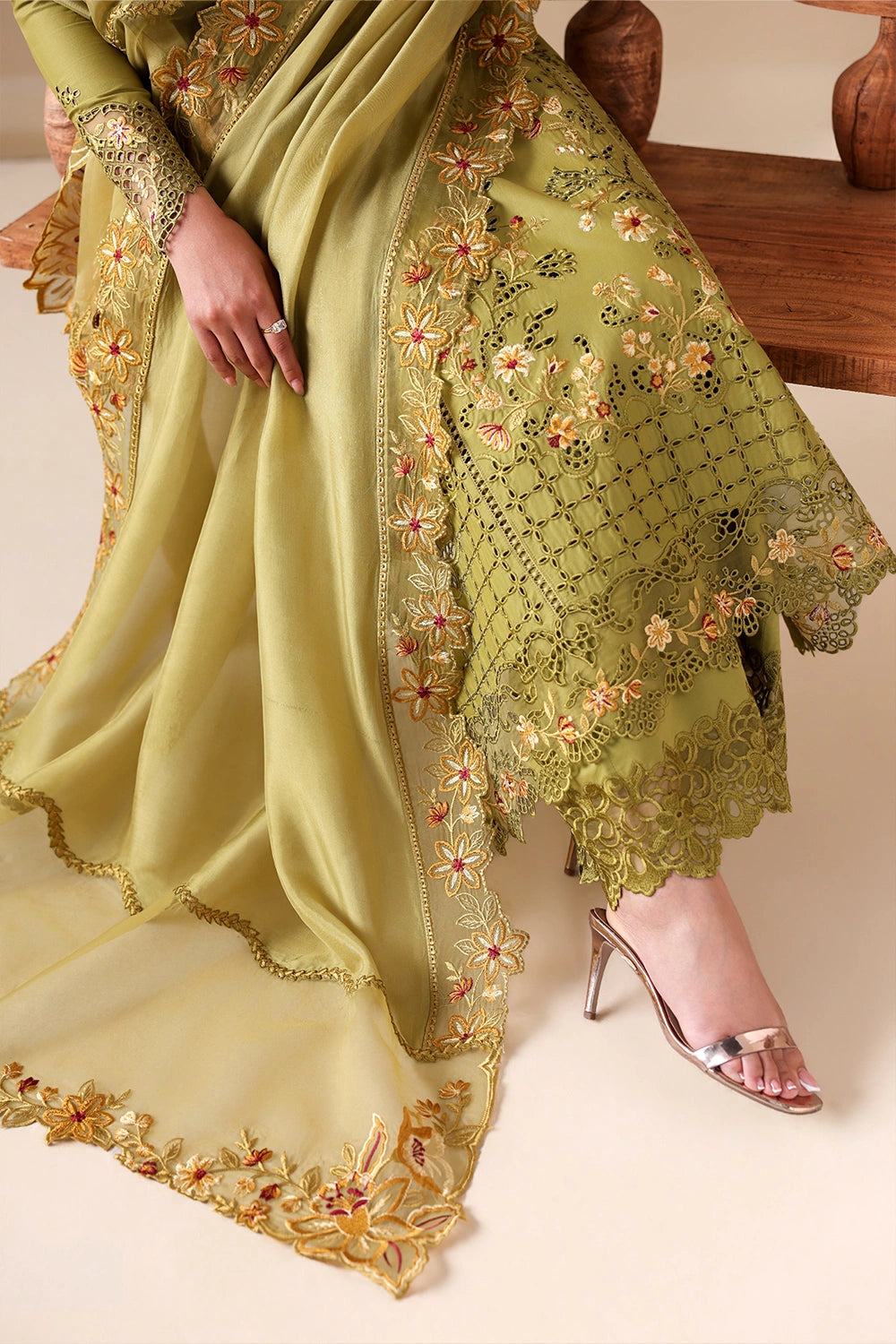 Azure Luxury Lawn’ 26 - Petal Muse (3pc)