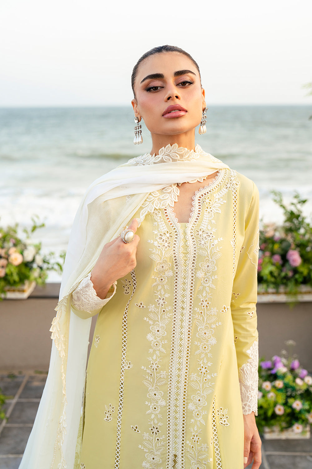 Azure Luxury Lawn’25 - Imperial Saffron (3pc)