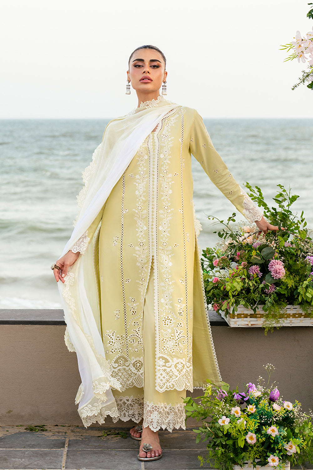 Azure Luxury Lawn’25 - Imperial Saffron (3pc)