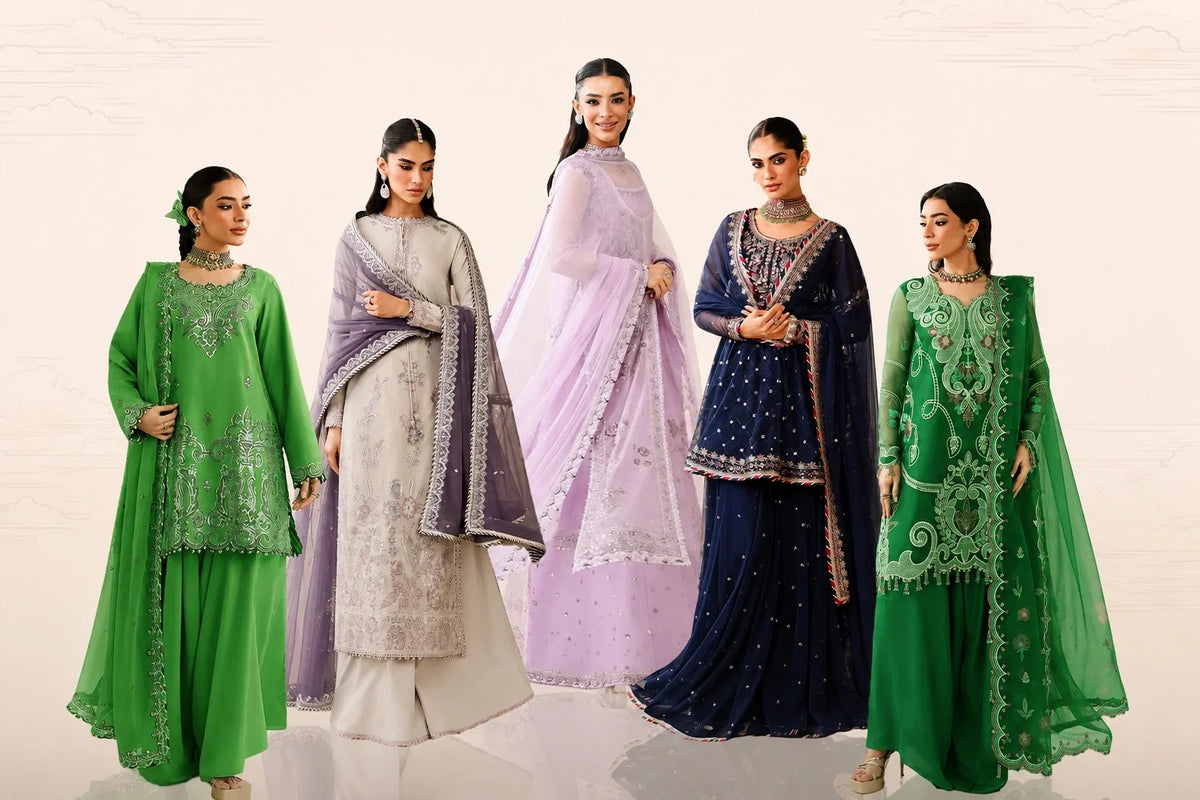Emerald Green Pakistani Suits  Styling a Jewel Tone Properly