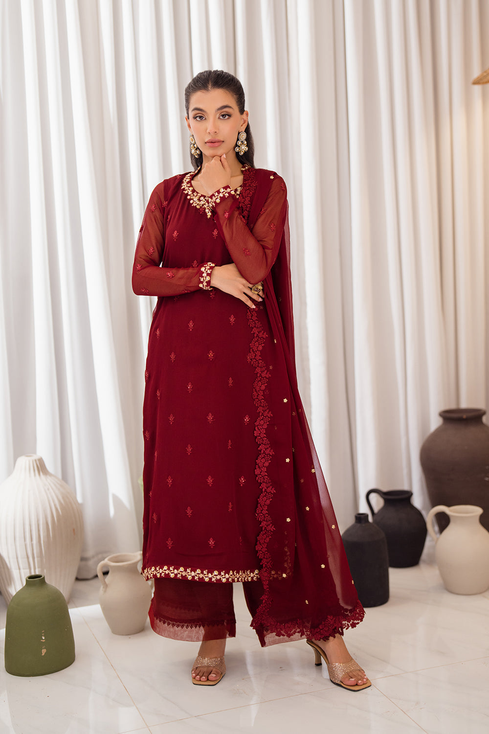 Azure Ensembles’24 - Wine Scarlet (3pc)