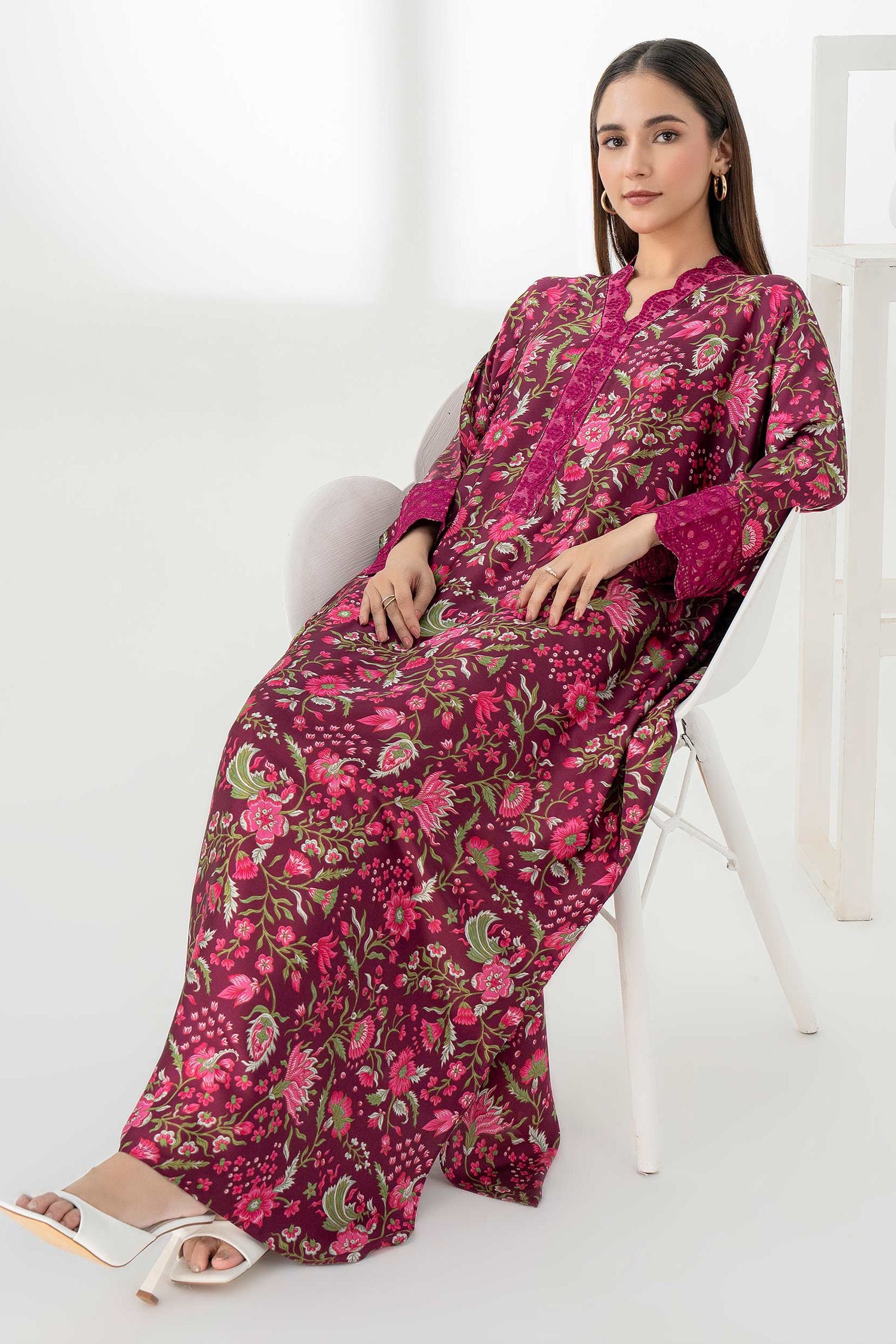 Limelight - Silk Kaftan Embroidered