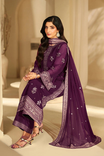 Azure Luxe - Burgundy Blossom (3pc)