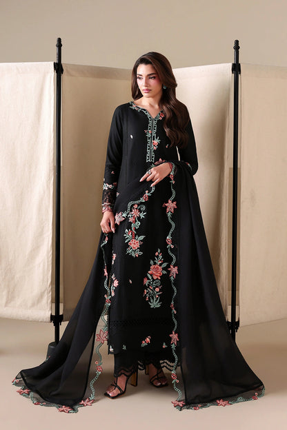 Azure Luxury Lawn’ 26 - Deep Black (3pc)