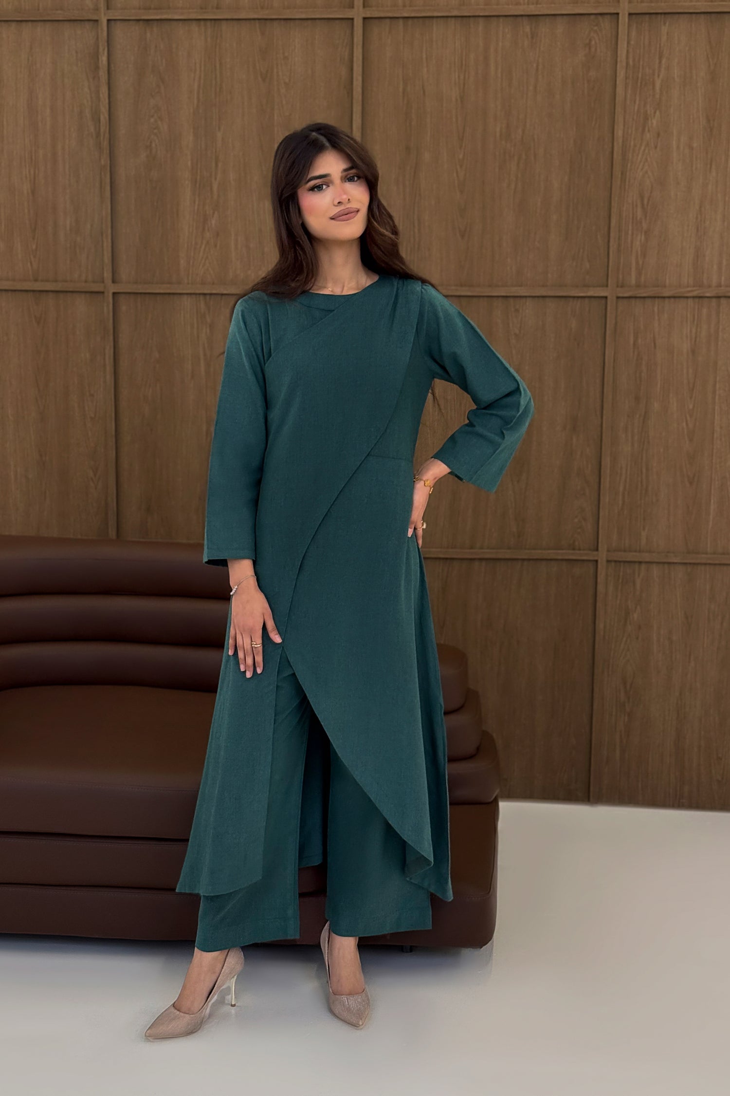 Emerald Wrap Co-Ord Set