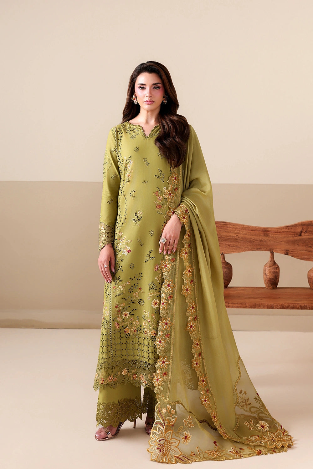 Azure Luxury Lawn’ 26 - Petal Muse (3pc)