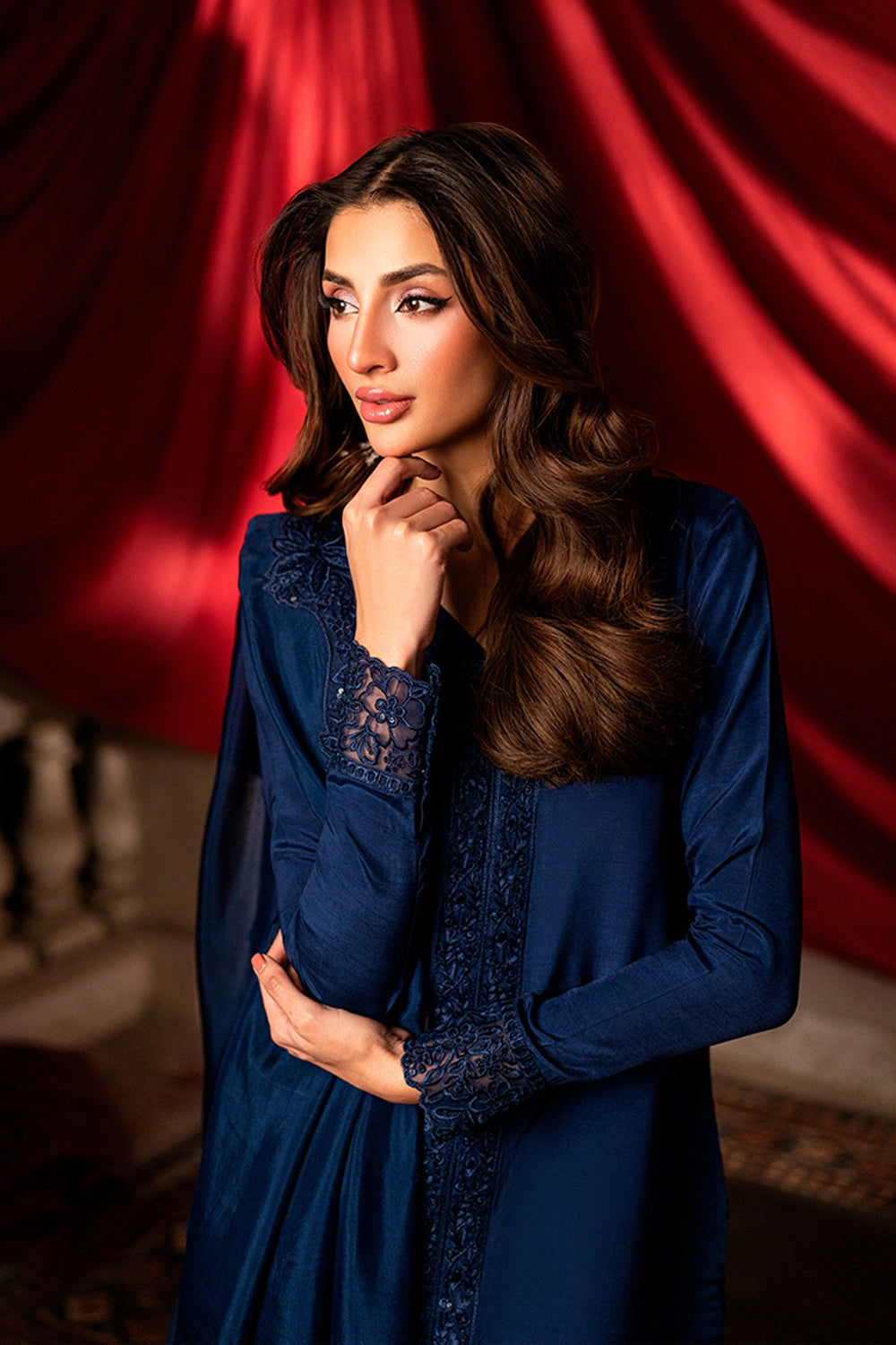Azure Eid Vogue’26 - Opal Blue (3pc)