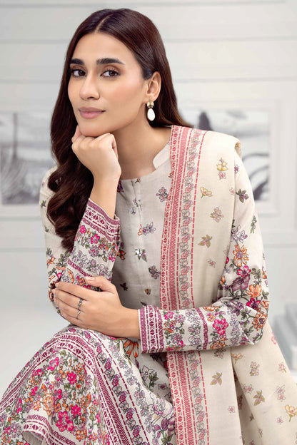 Limelight - Printed Khaddar Suit (3pc)