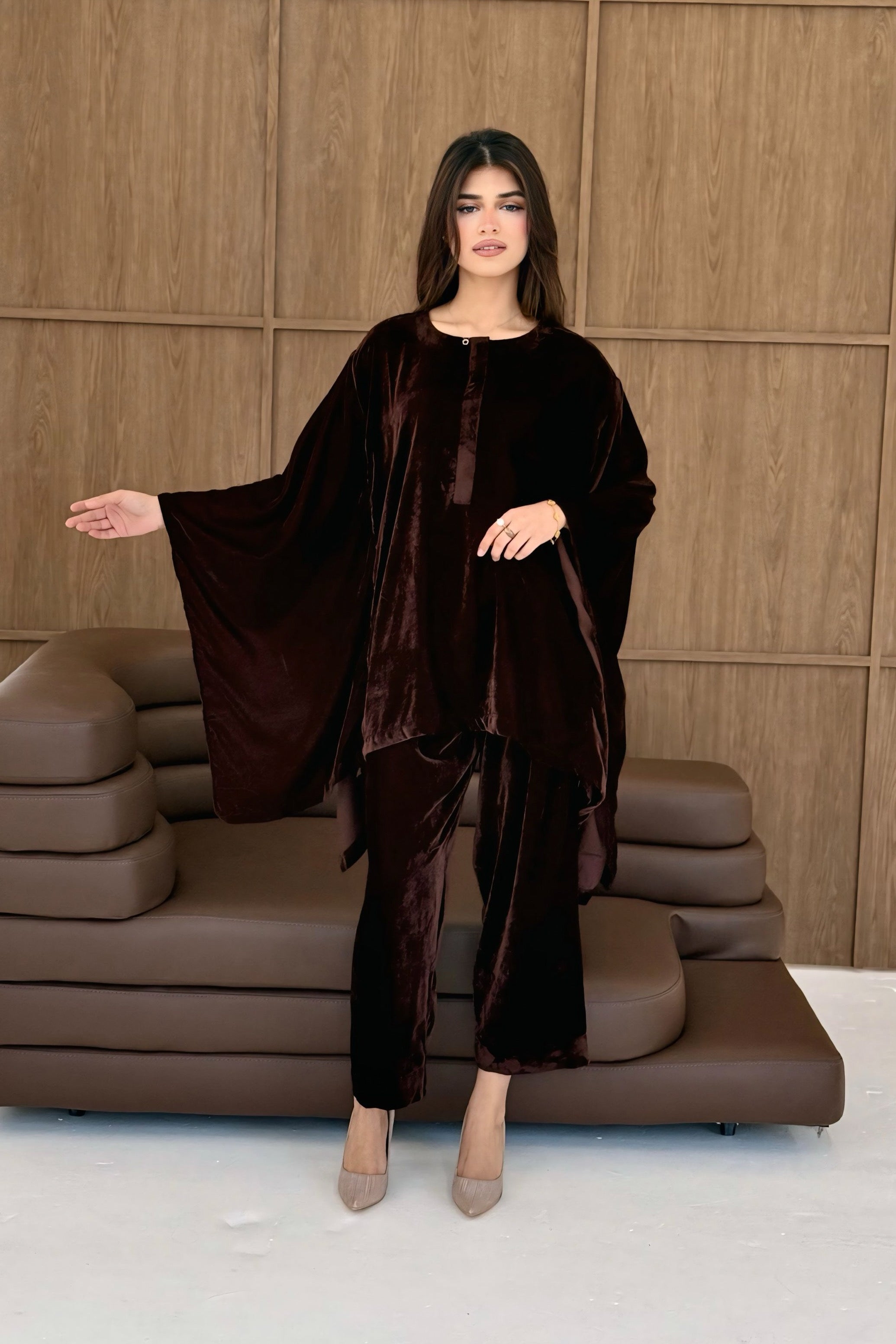 Velvet Batwing Co-ord