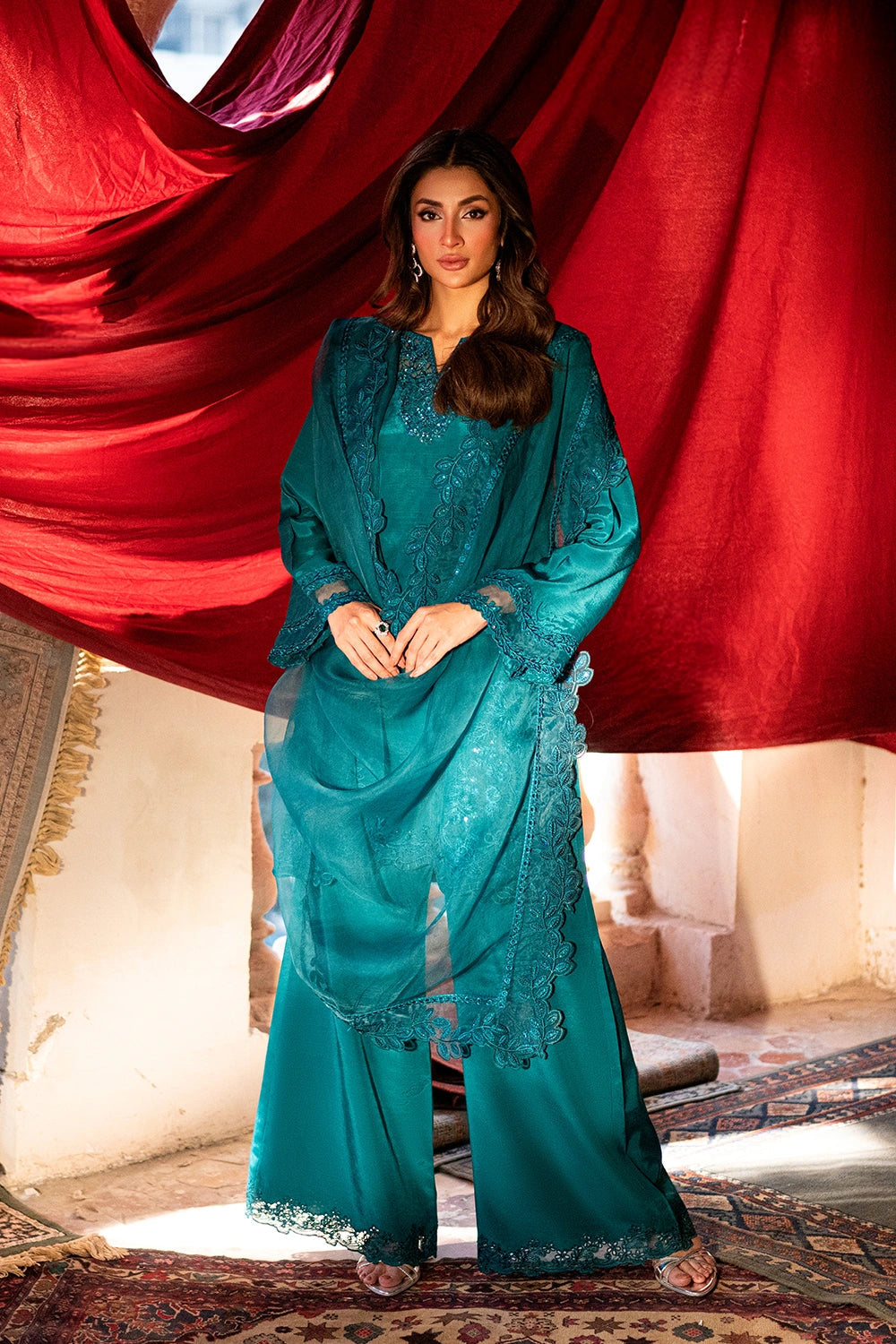 Azure Eid Vogue’26 - Royal Ivy (3pc)